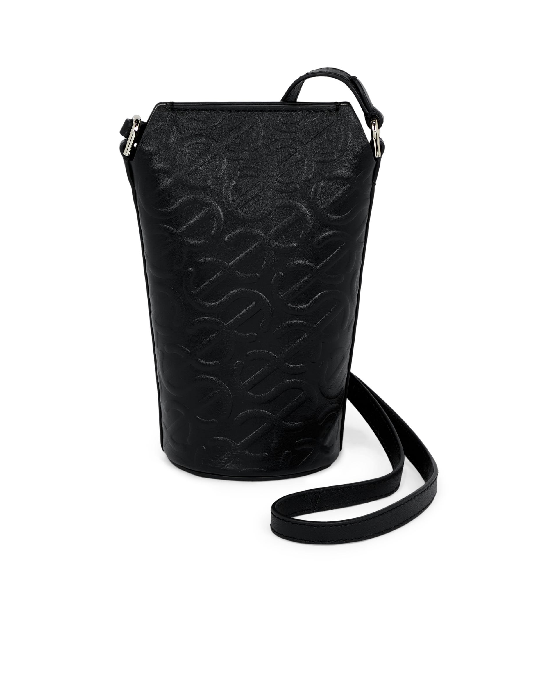 ECCO® Wave Pot Leather Crossbody Bag - Black - Main