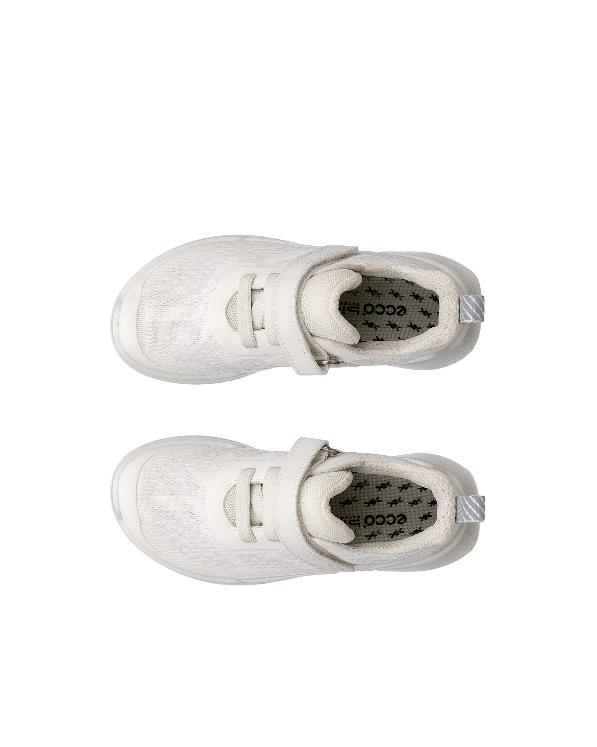 Dziecięce tekstylne sneakersy ECCO® BIOM 2.2 - Biały - Top left pair
