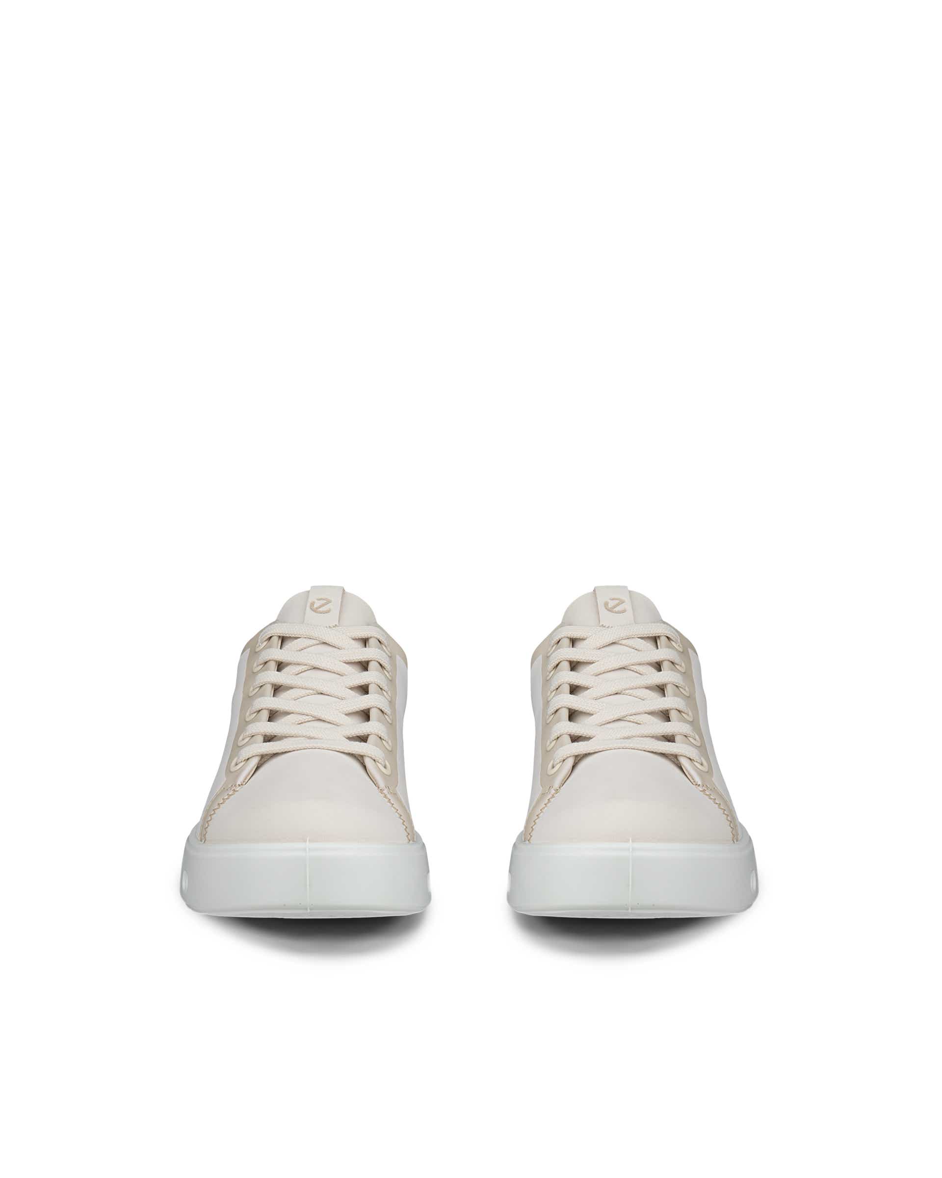 Dámske nubukové tenisky Gore-Tex ECCO® Street 720 - Béžová - Front pair