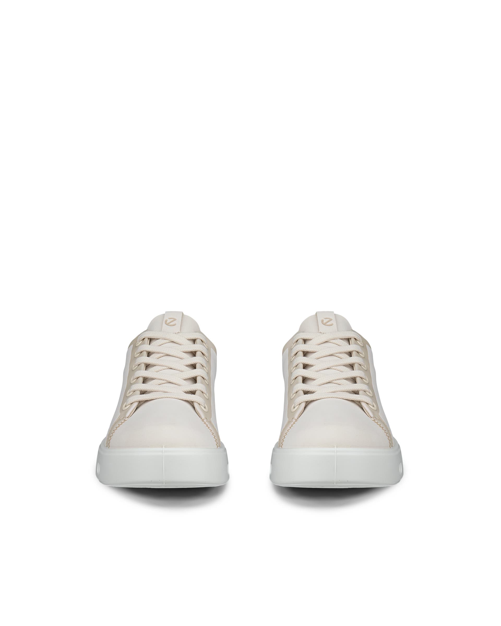 Dámske nubukové tenisky Gore-Tex ECCO® Street 720 - Béžová - Front pair