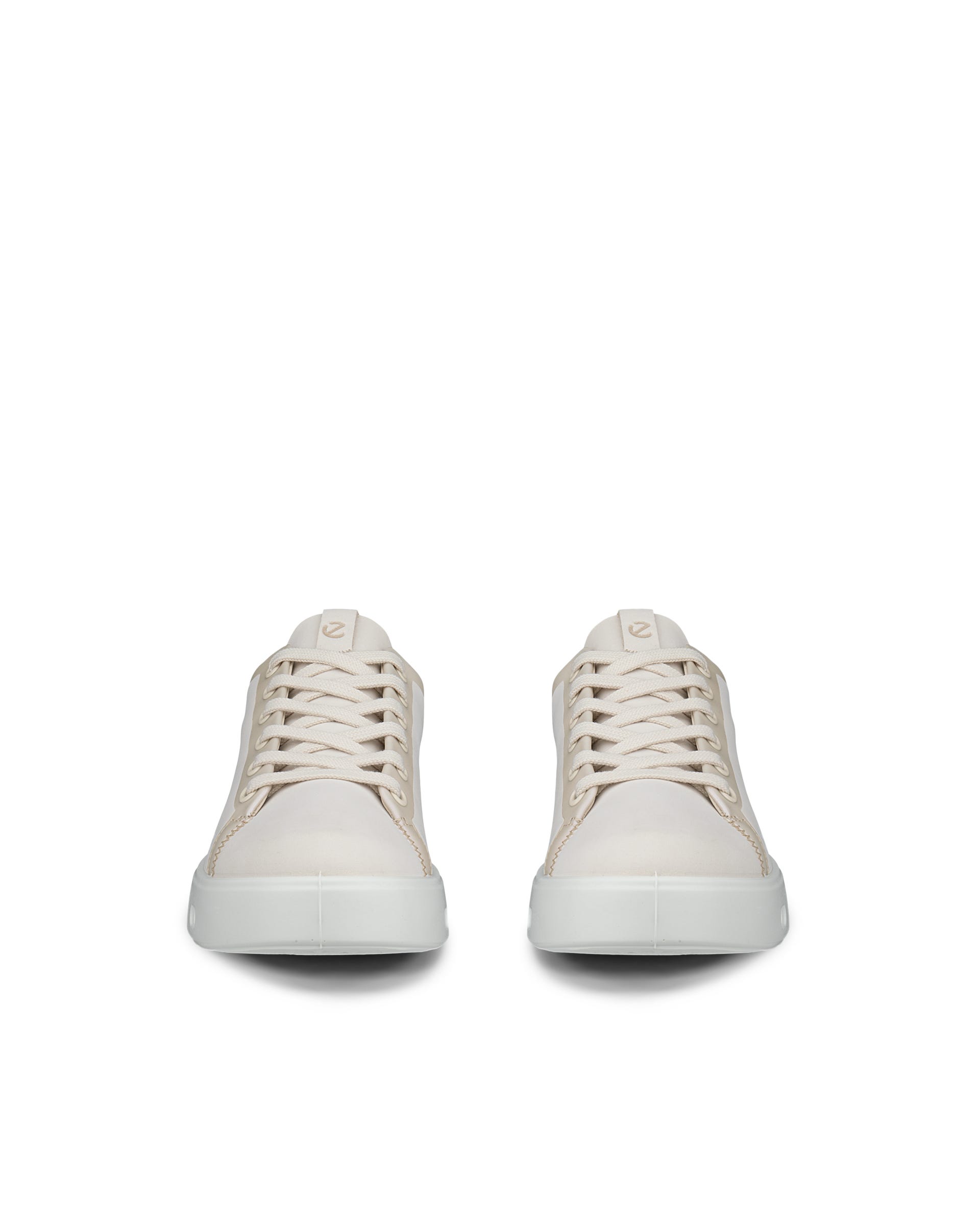 Dámske nubukové tenisky Gore-Tex ECCO® Street 720 - Béžová - Front pair