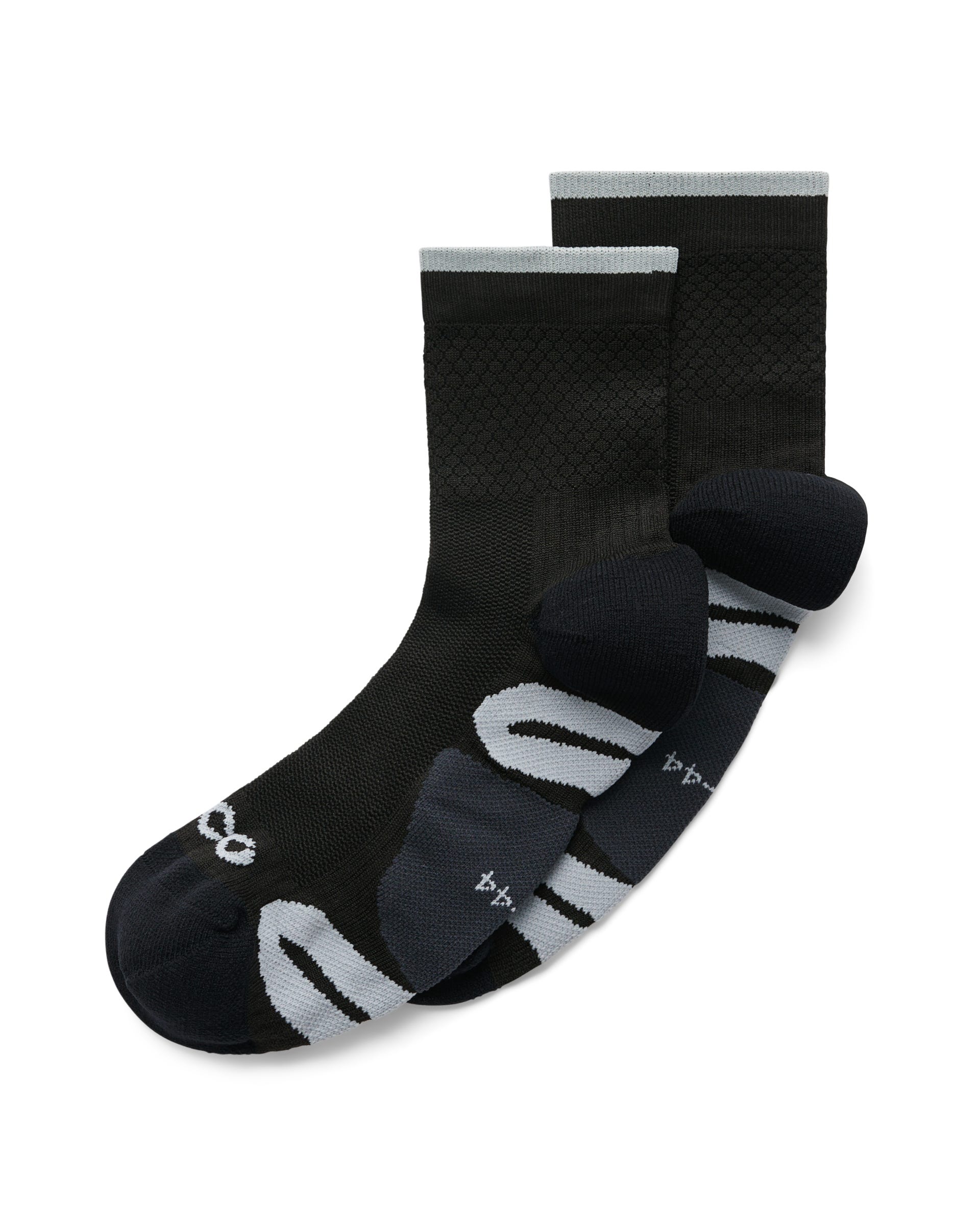 ECCO® chaussettes mi-hautes unisex - Noir - Main