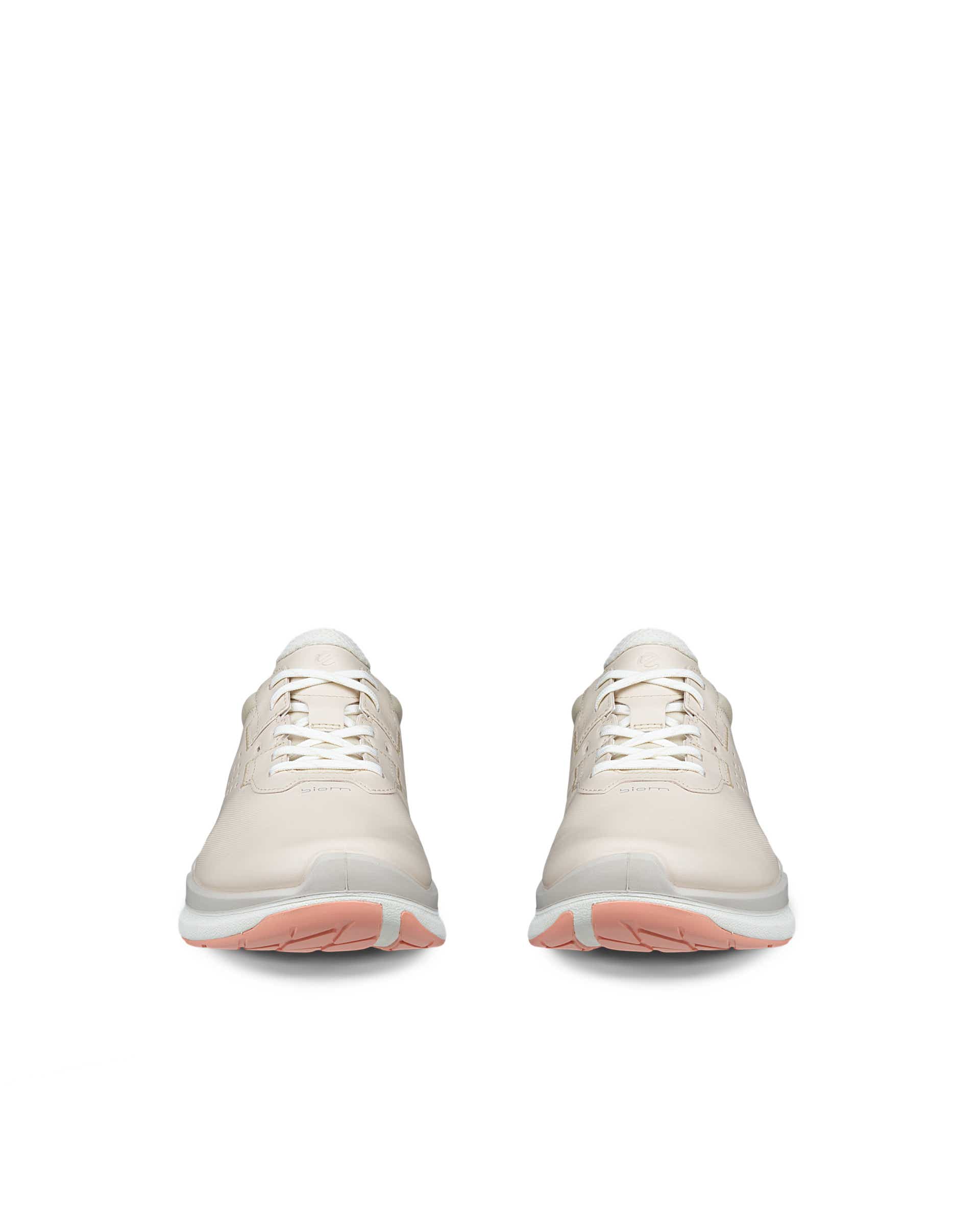 ECCO® BIOM 2.2 Dames leren sneaker - Beige - Front pair