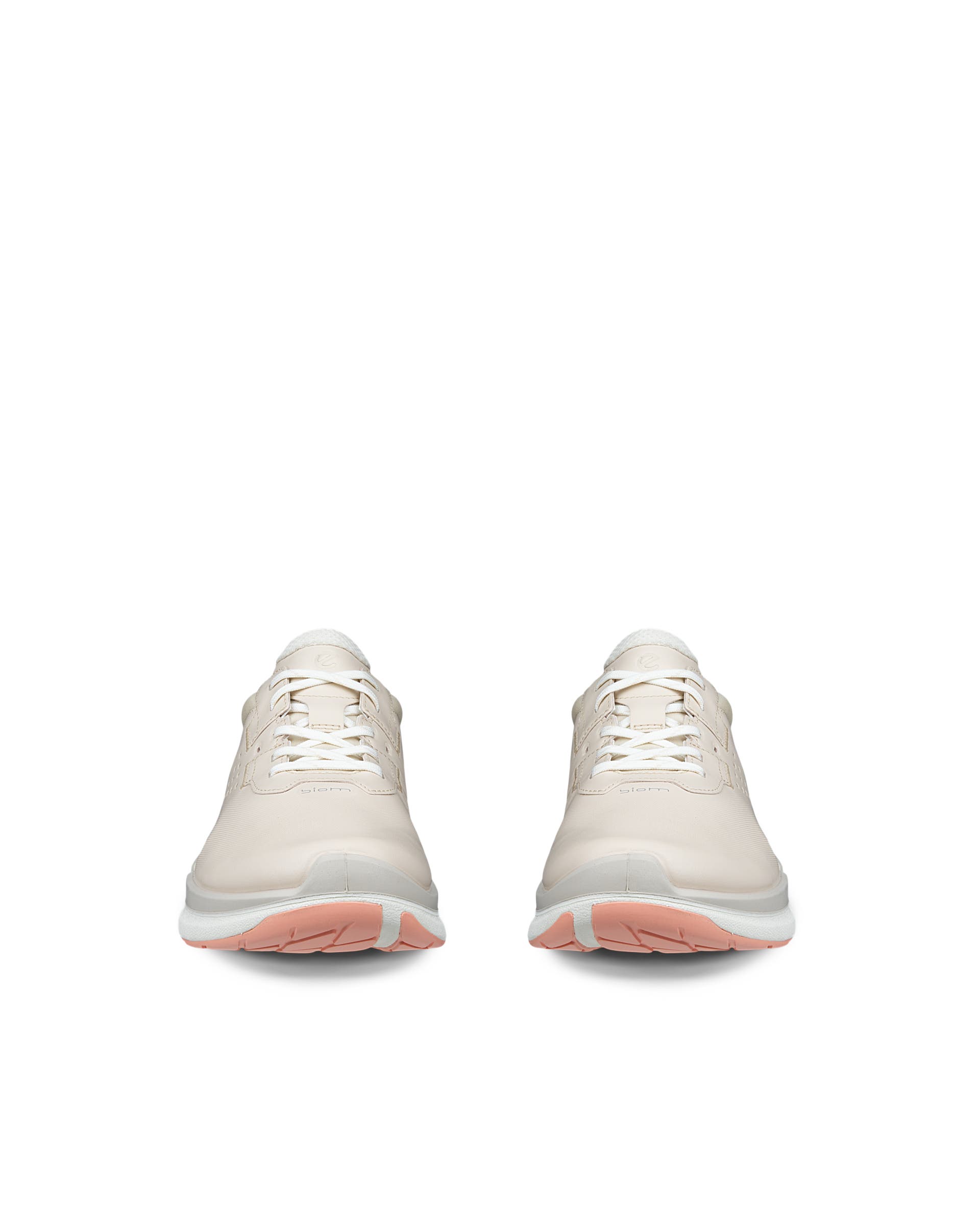 ECCO® BIOM 2.2 Dames leren sneaker - Beige - Front pair