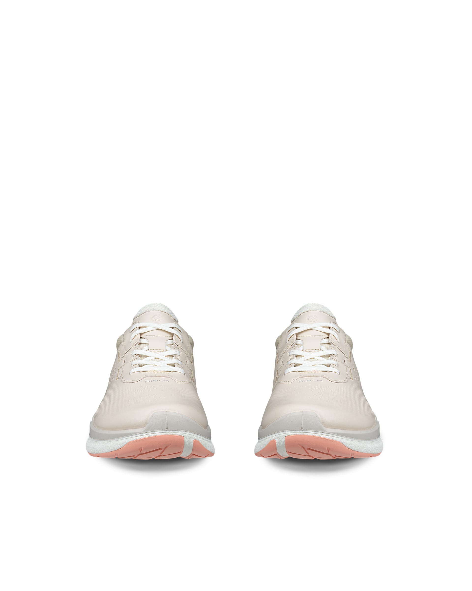ECCO® BIOM 2.2 Dames leren sneaker - Beige - Front pair