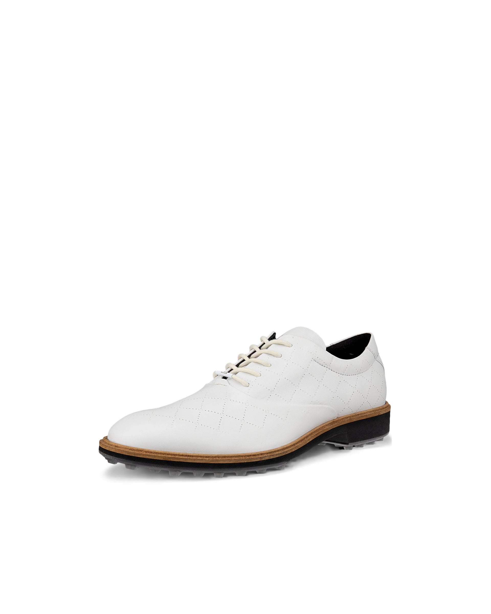 ECCO Golf Classic Hybrid メンズ レザーウォータープルーフゴルフシューズ - ホワイト - Main