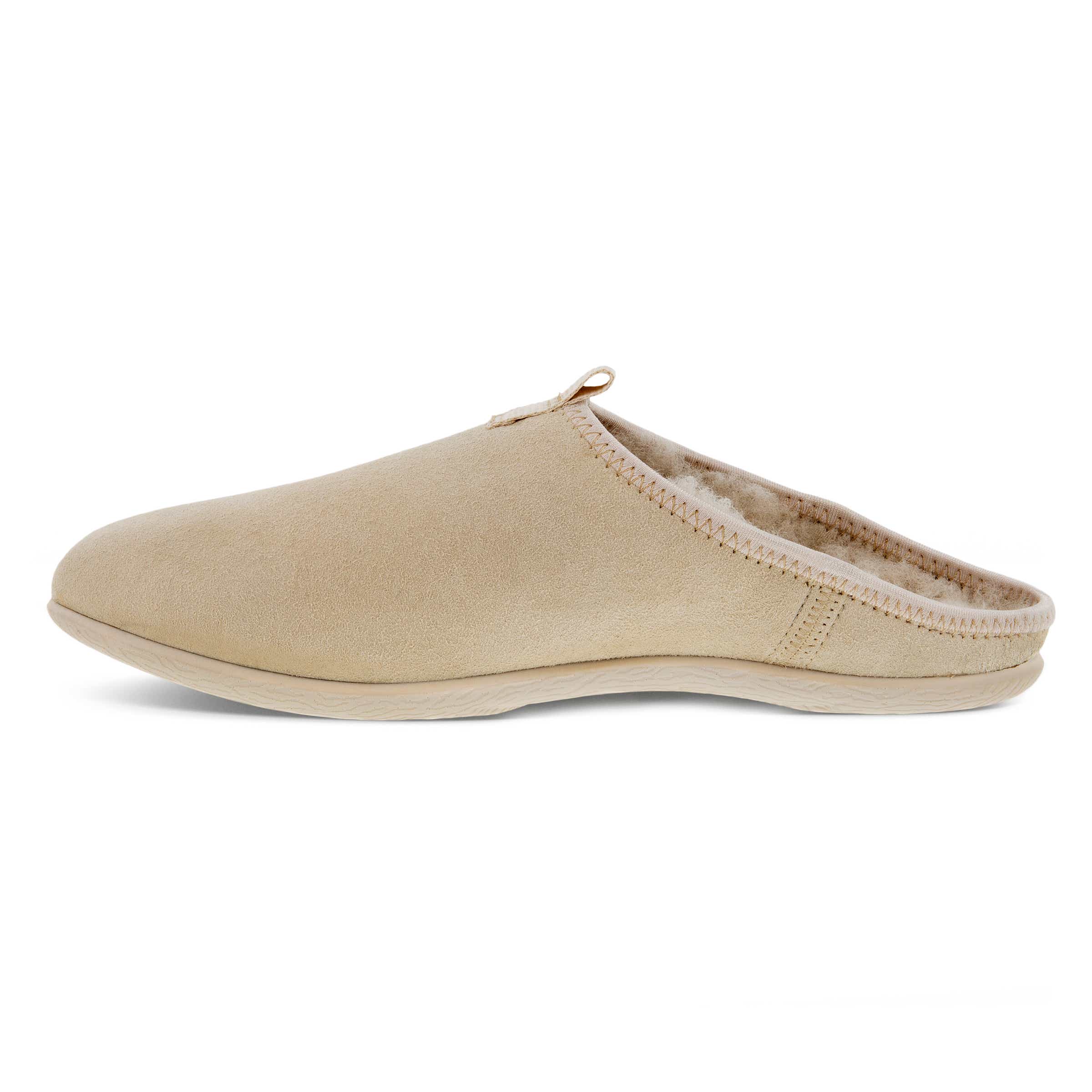 Women's ECCO® Easy Leather Slipper - Beige - Inside