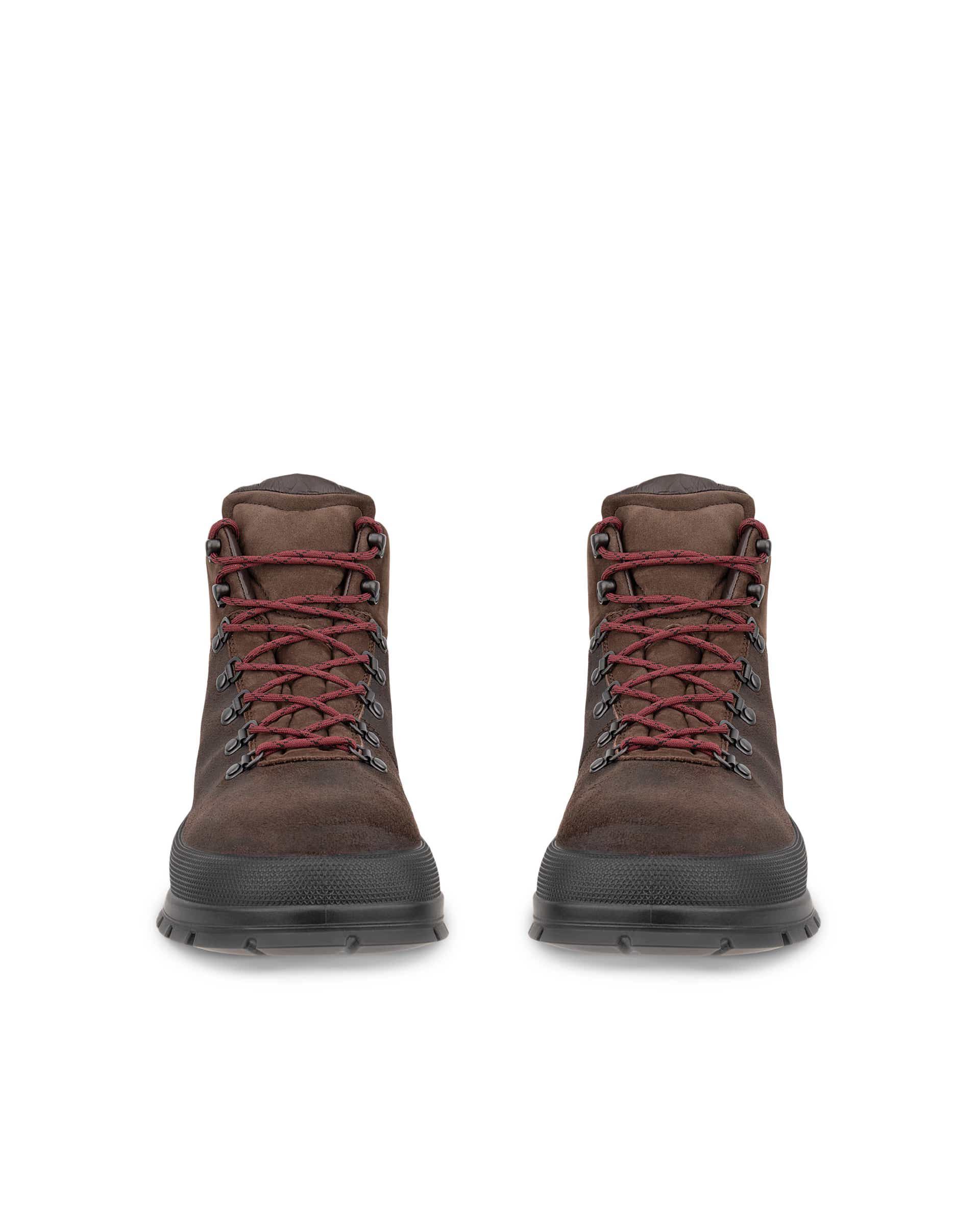 Men's ECCO® Track 30 Suede Waterproof Boot - Brown - Front pair