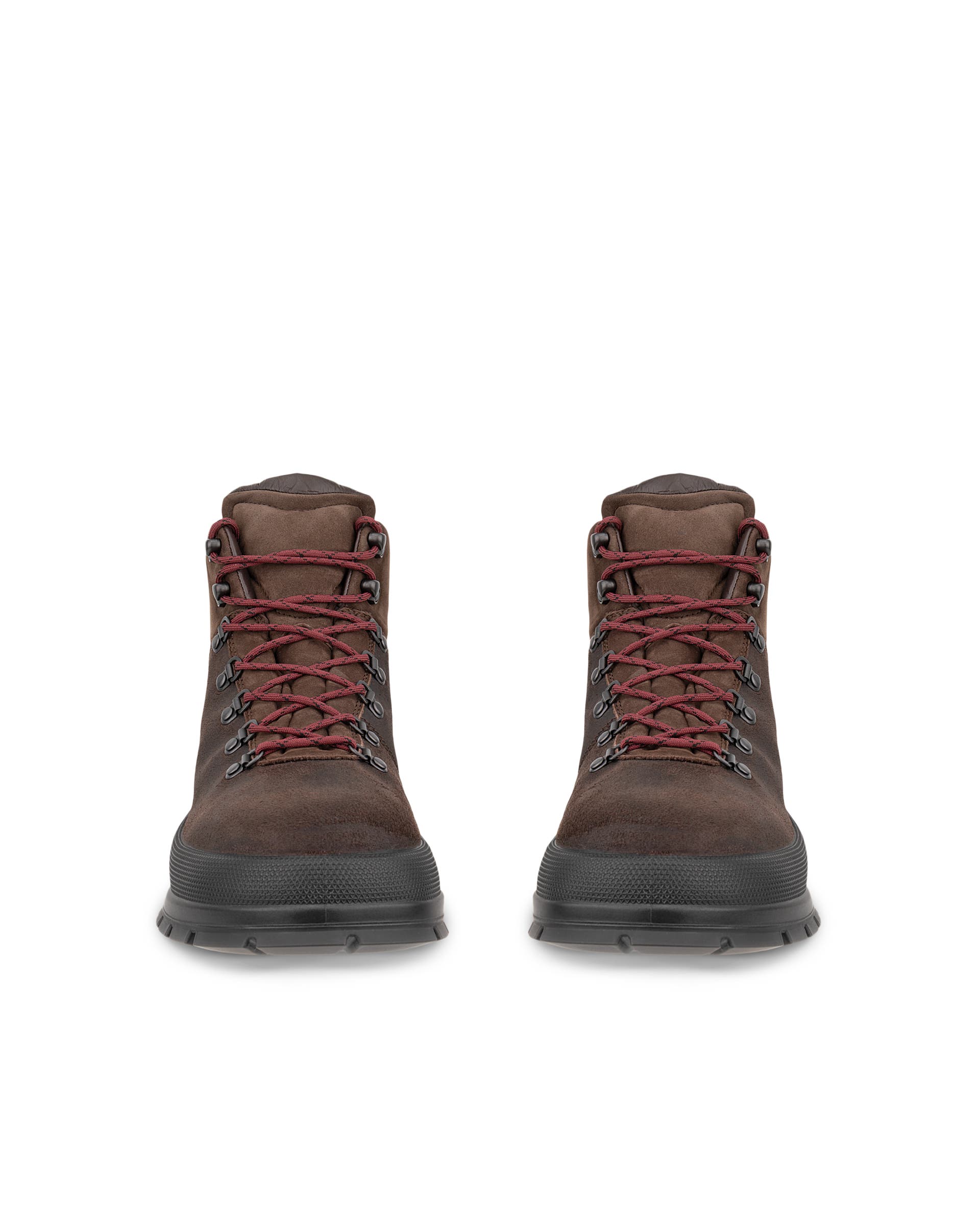 Men's ECCO® Track 30 Suede Waterproof Boot - Brown - Front pair