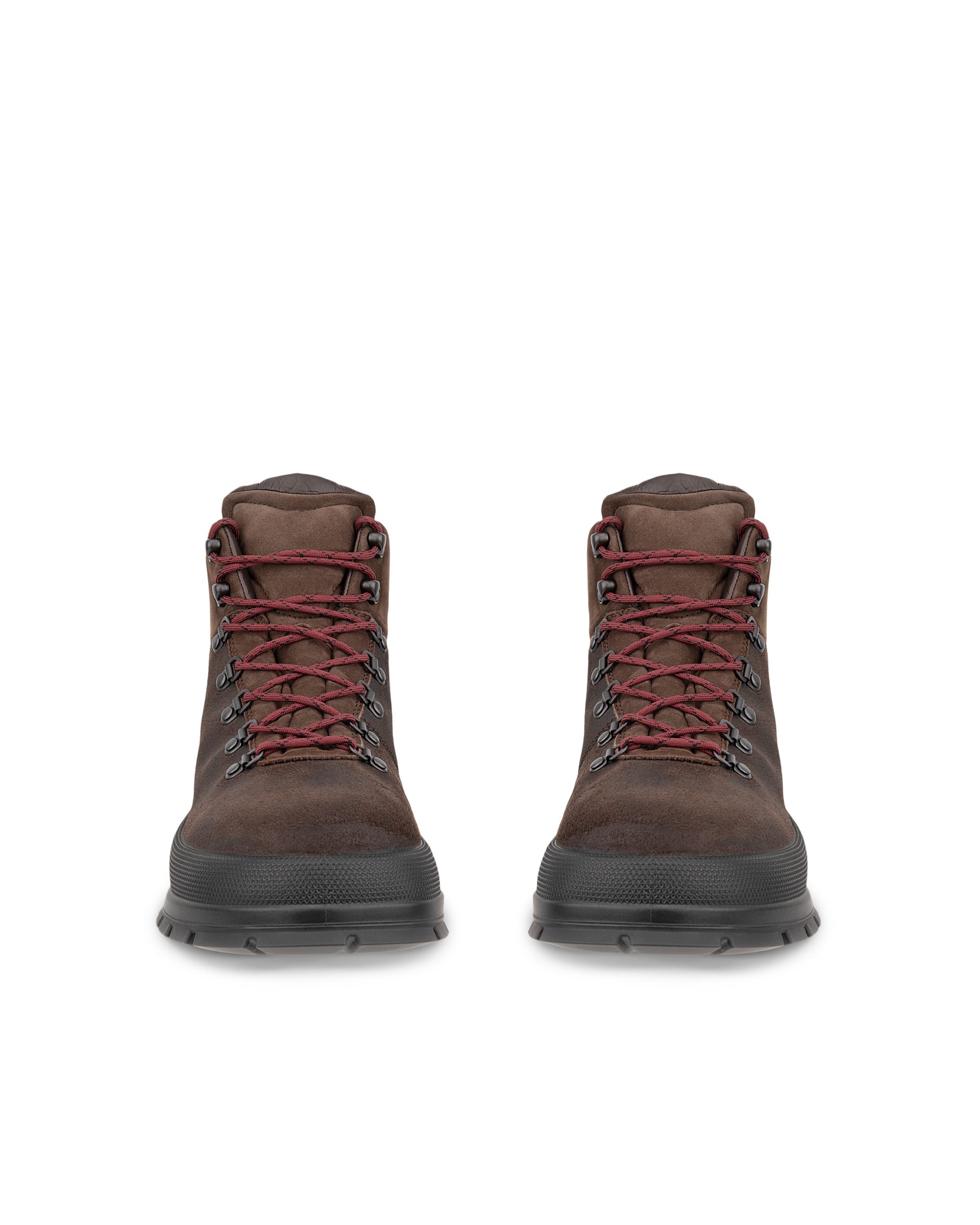 Men's ECCO® Track 30 Suede Waterproof Boot - Brown - Front pair