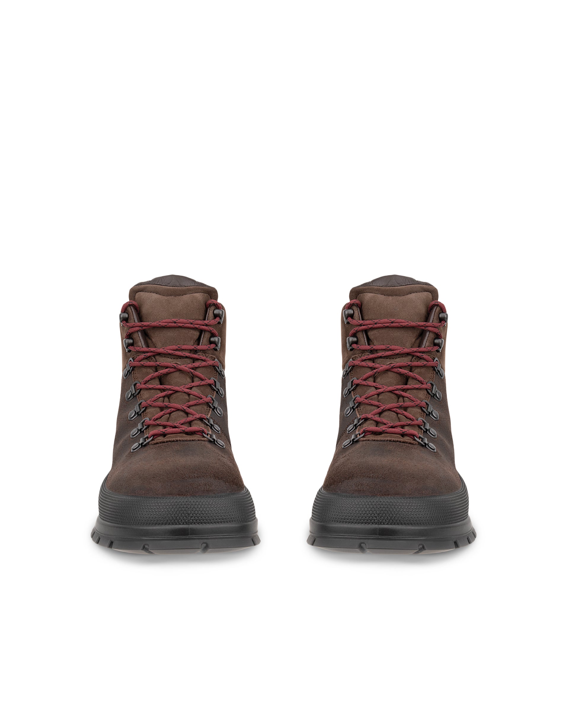Botte à lacets imperméable en suède ECCO® Track 30 pour homme - Brun - Front pair