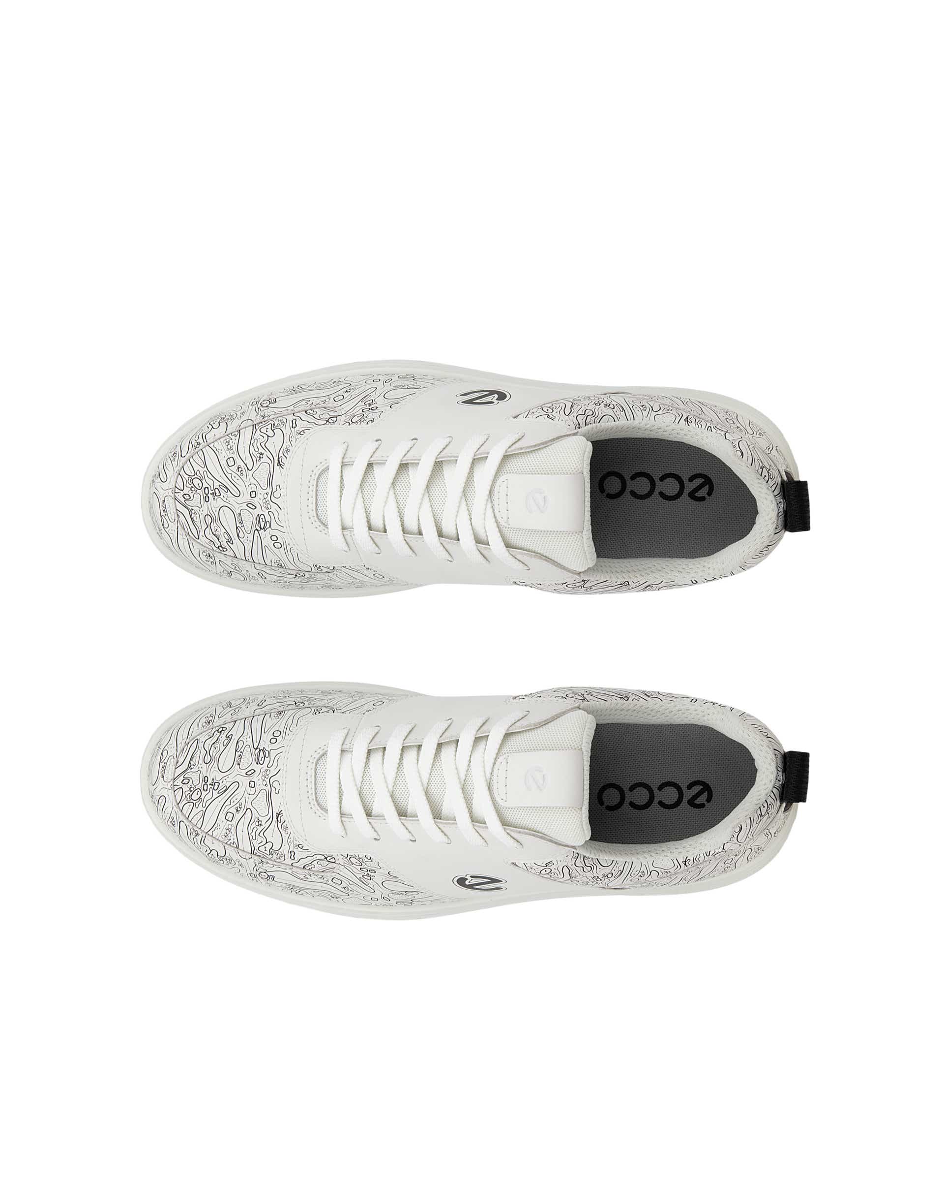 Pánská kožená Gore-Tex golfová obuv ECCO® Golf Street 720 - Bílá - Top left pair