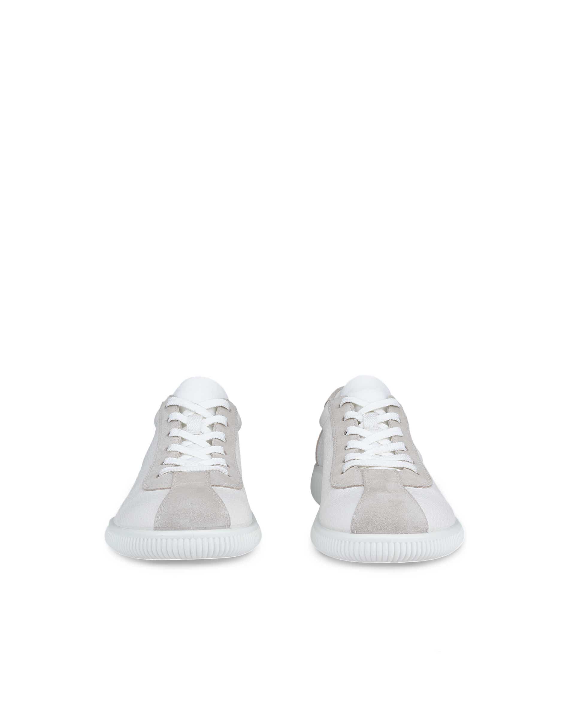 Dámské kožené tenisky ECCO® Soft Zero - Bílá - Front pair