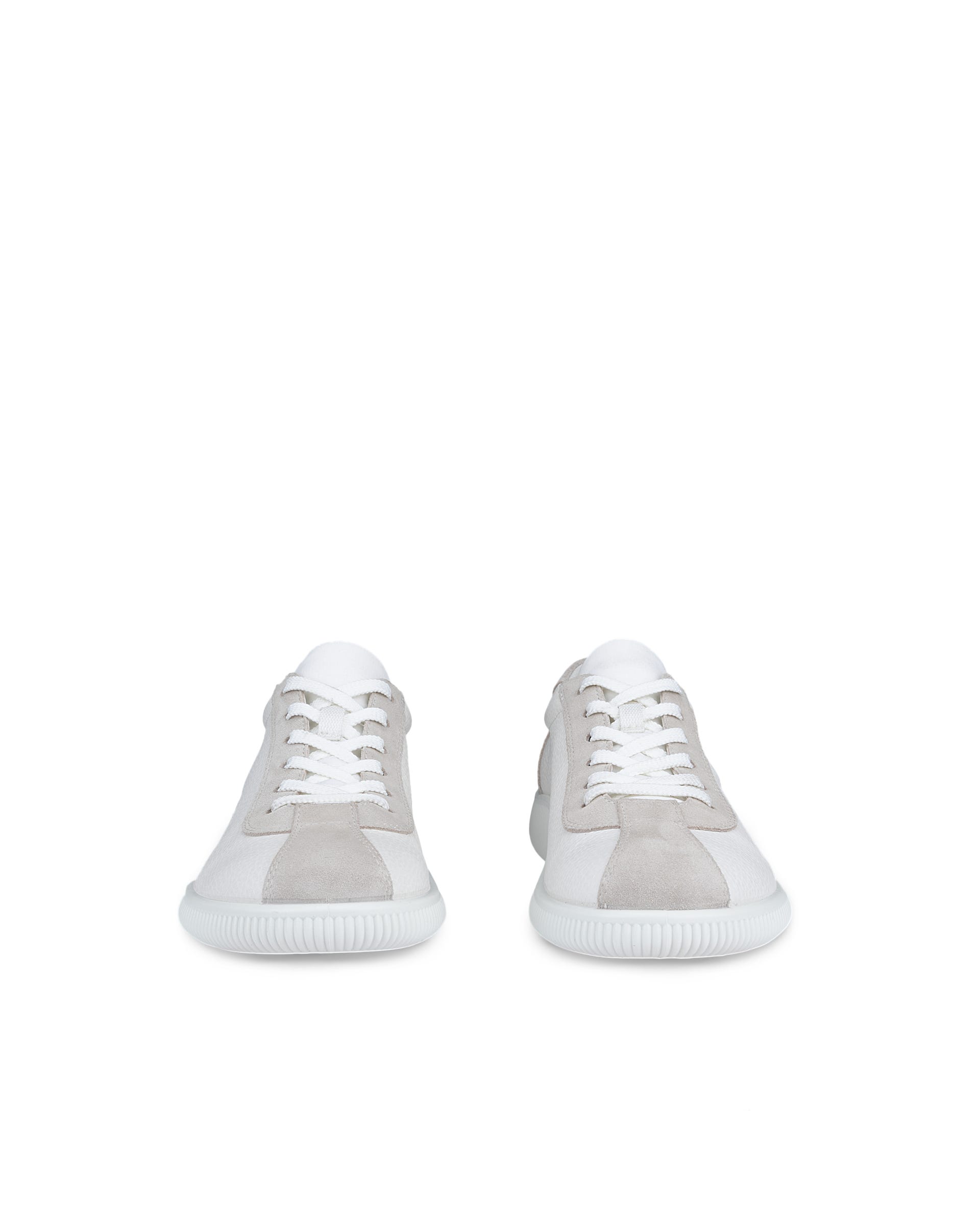 Dámské kožené tenisky ECCO® Soft Zero - Bílá - Front pair