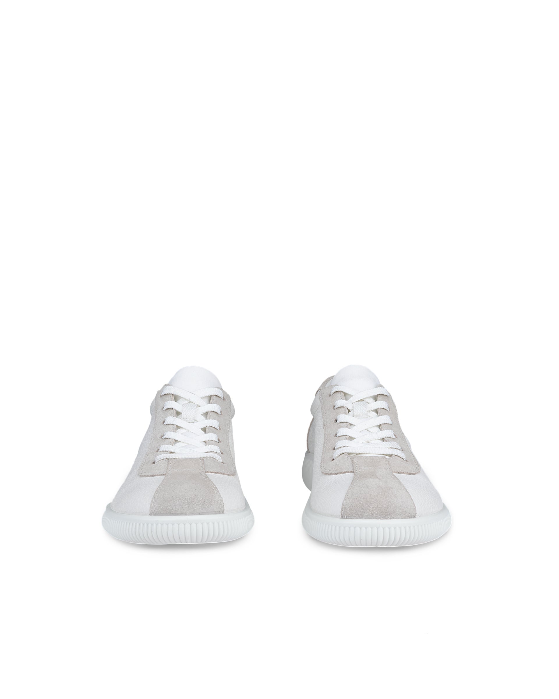 Dámske kožené tenisky ECCO® Soft Zero - Biela - Front pair