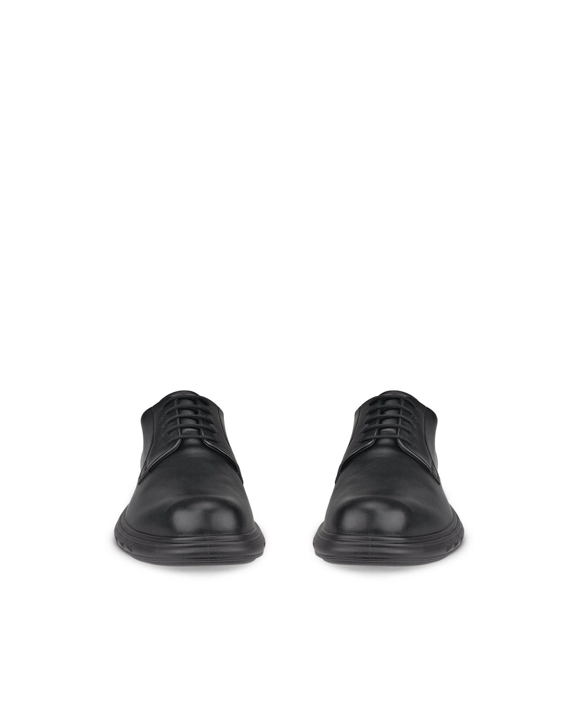 ECCO Hybrid 720 メンズ レザーGore-Texダービーシューズ - ブラック - Front pair