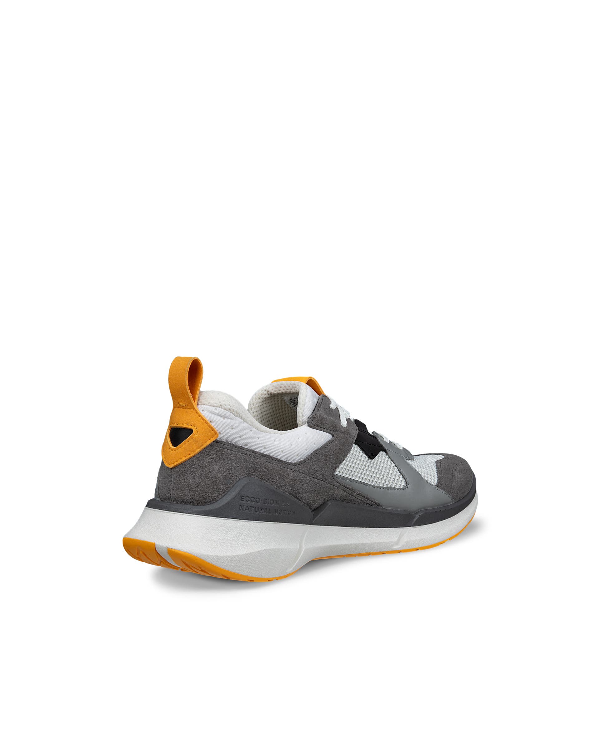 ECCO® BIOM 2.2 Herren Sneaker aus Veloursleder - Grau - Back