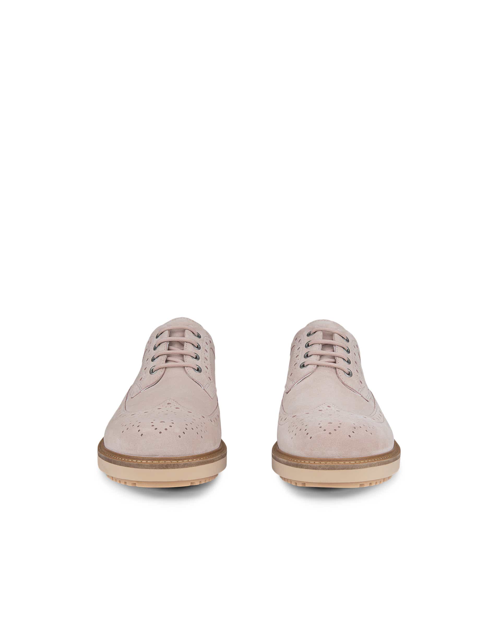 ECCO METROPOLE OSLO WINGTIP MEN'S BROGUE SHOE - Pink - Front pair