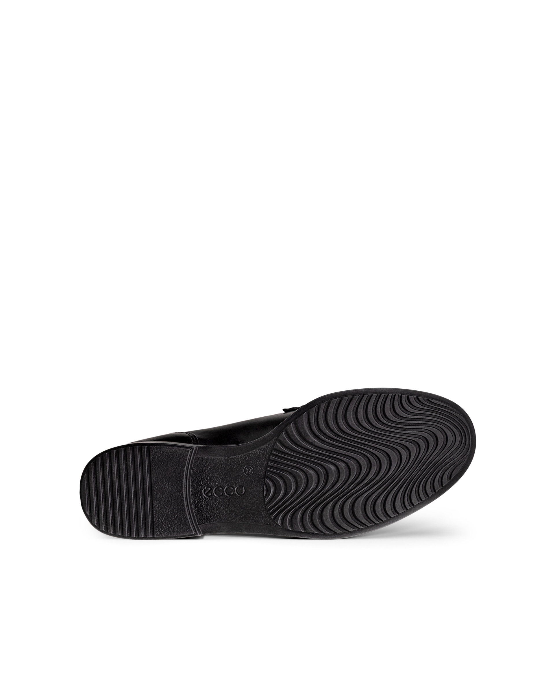 Dámské kožené mokasíny ECCO® DRESS CLASSIC 15 - Černá - Sole