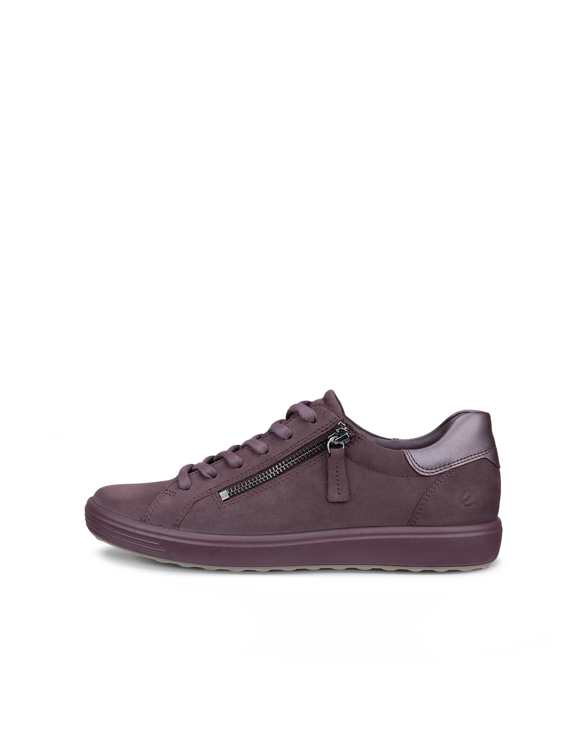 Dámské kožené tenisky ECCO® SOFT 7 - Fialová - Outside