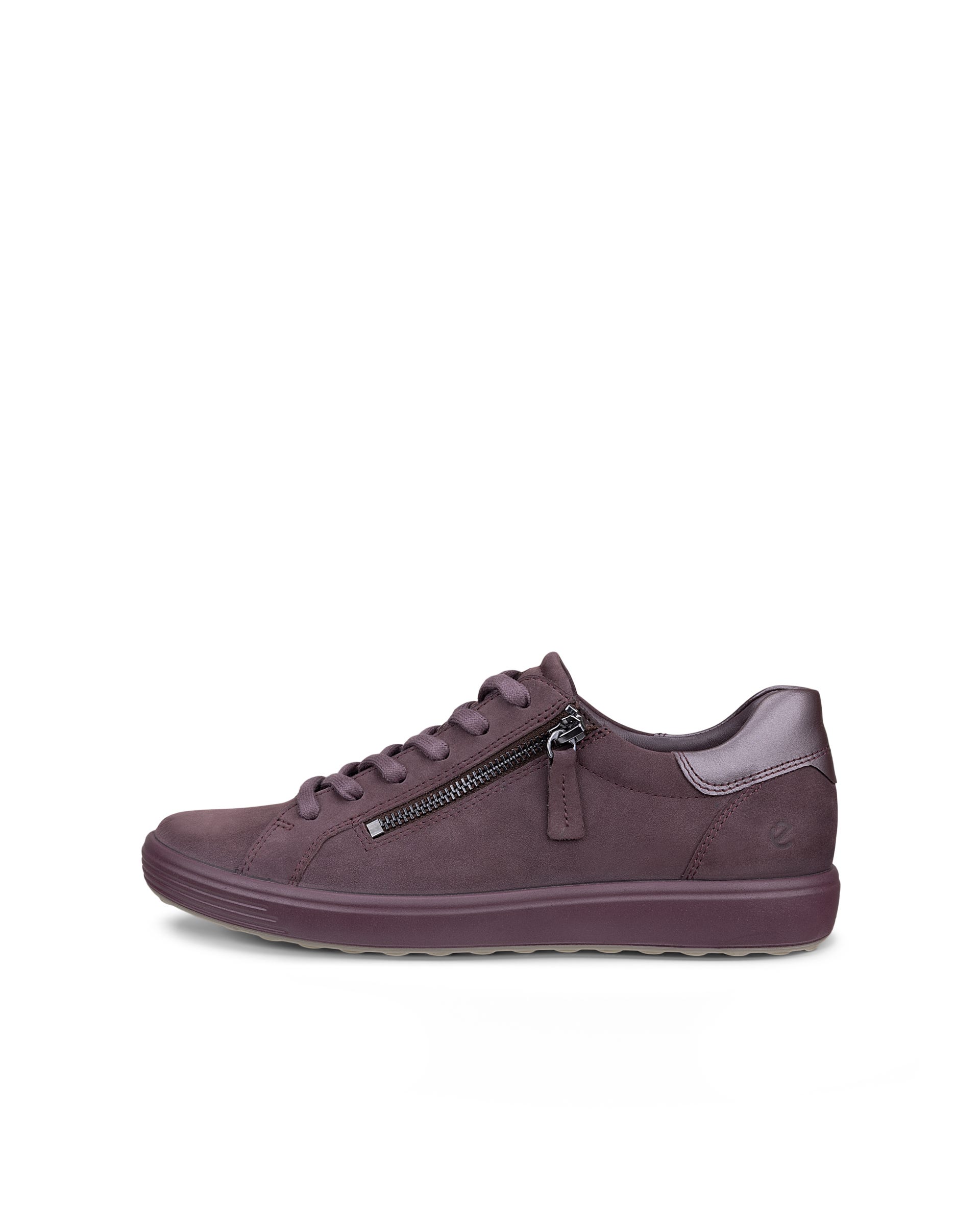 Dámské kožené tenisky ECCO® SOFT 7 - Fialová - Outside
