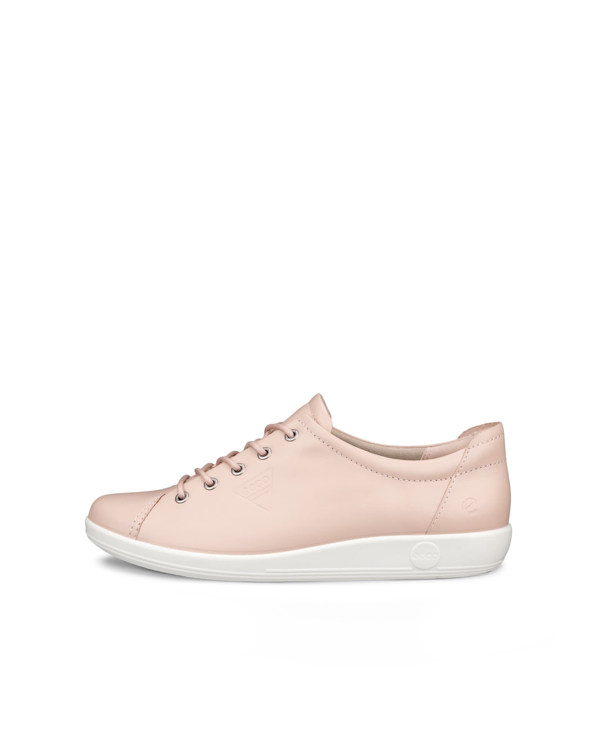 ECCO® Soft 2.0 Damen Ledersneaker - Rosa - Outside