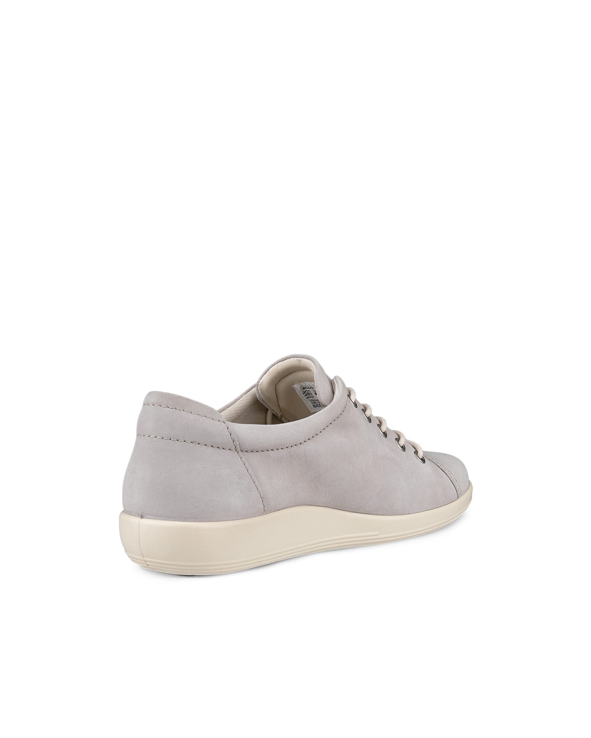 ECCO SOFT 2.0 LACE SHOE - Grey - Outside