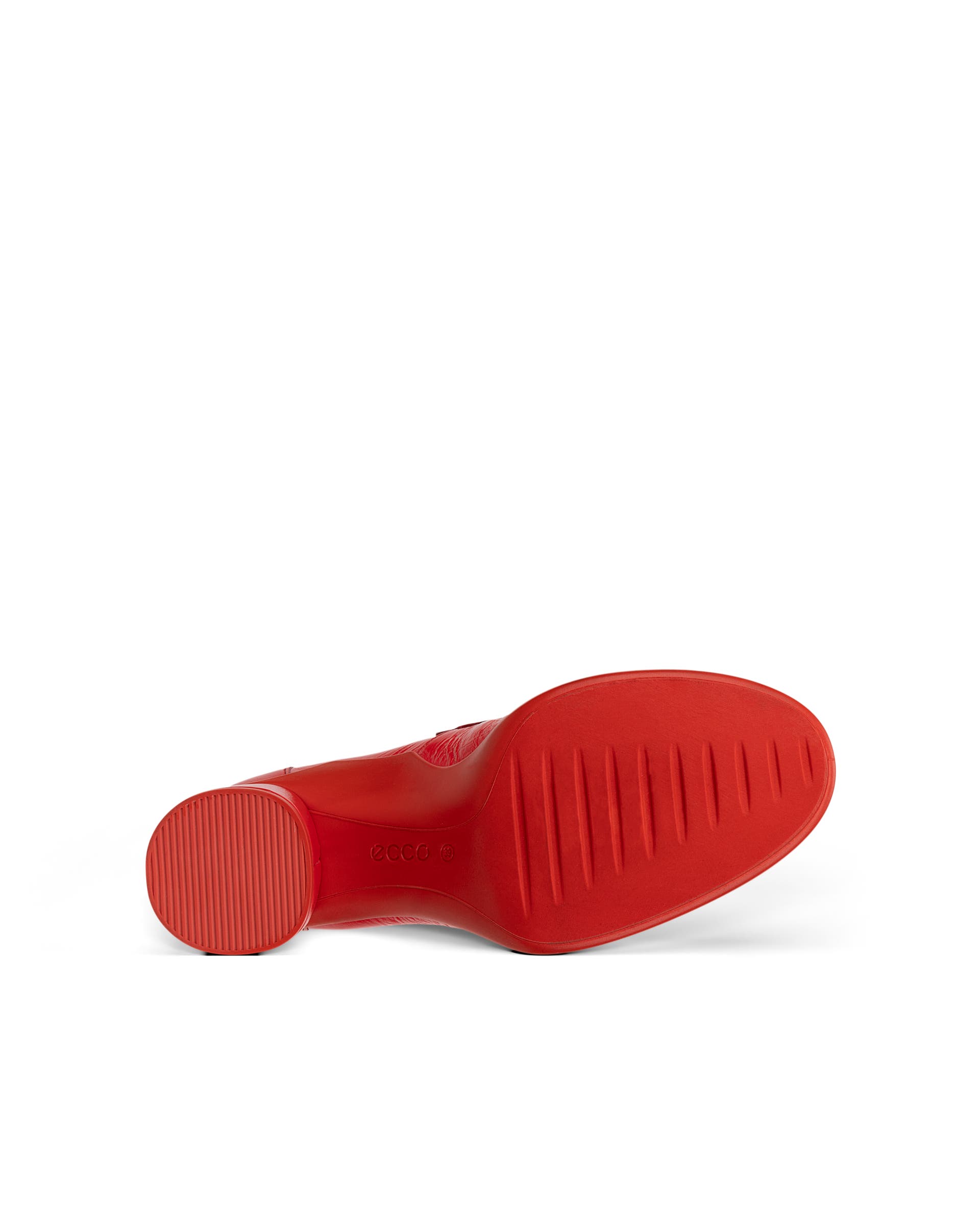 ECCO Sculpted LX 55 ウィメンズ レザーブロックヒール - レッド - Sole