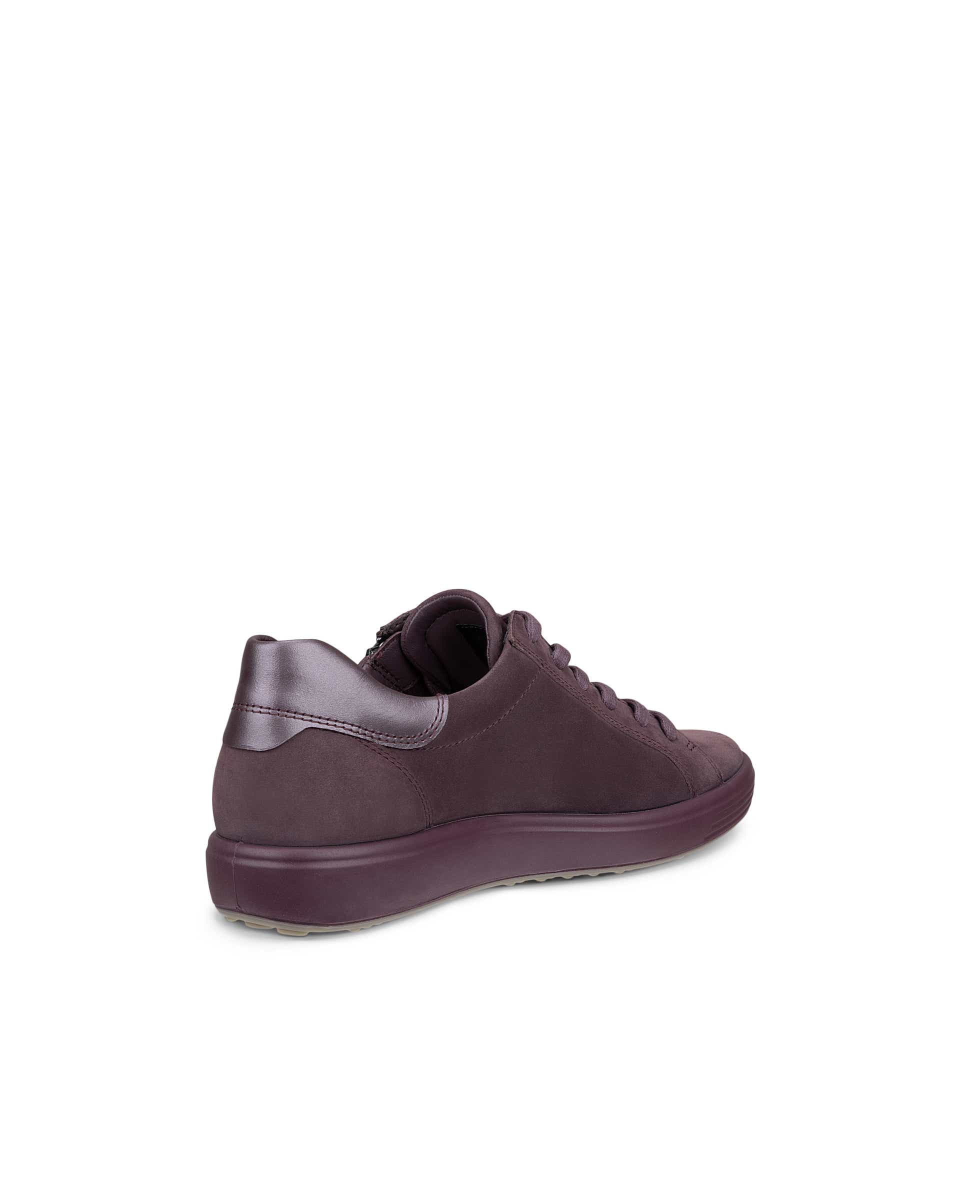 Dámské kožené tenisky ECCO® SOFT 7 - Fialová - Back