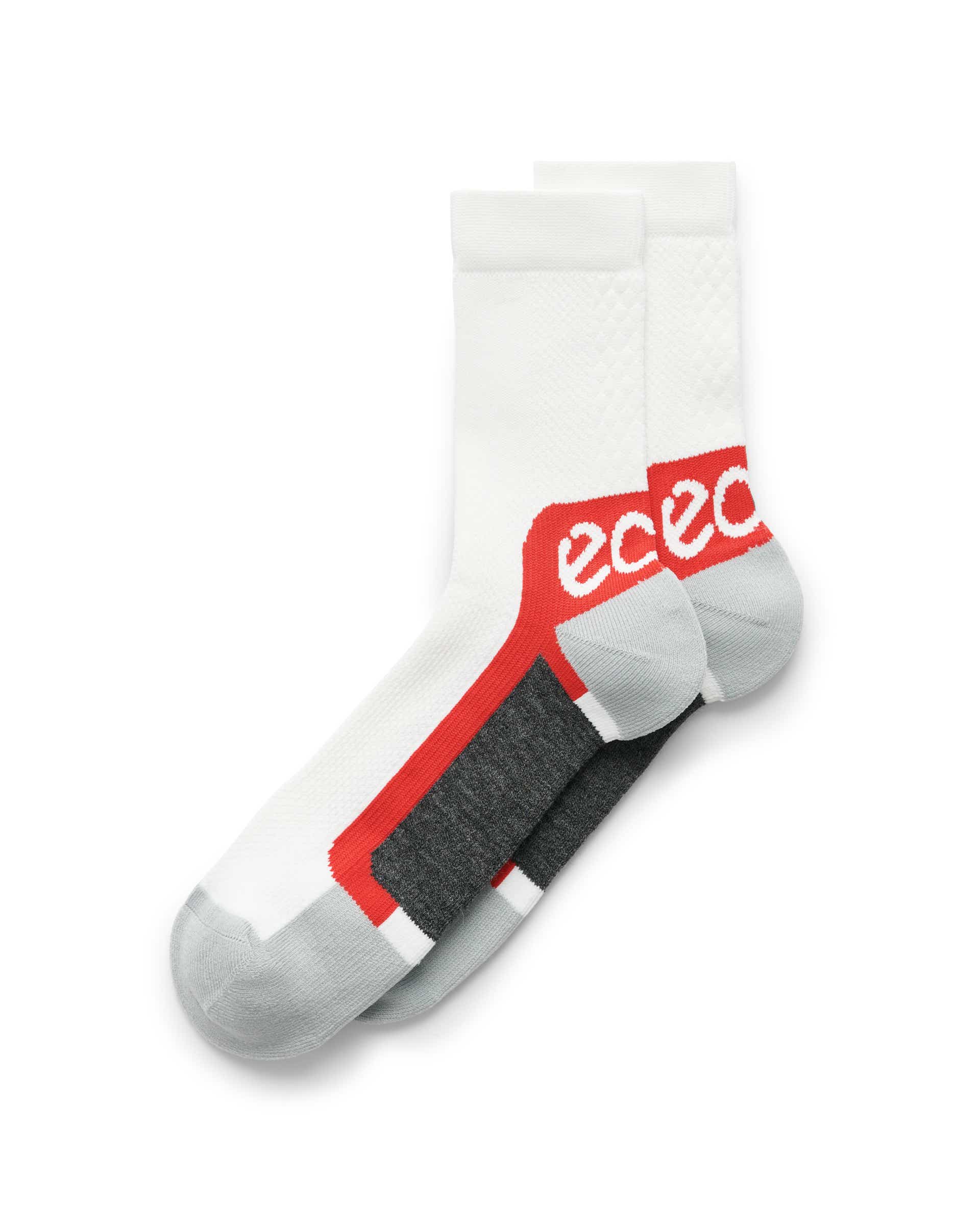 ECCO Biom ユニセックス ファンクショナルミッドカットソックス - ホワイト - Main