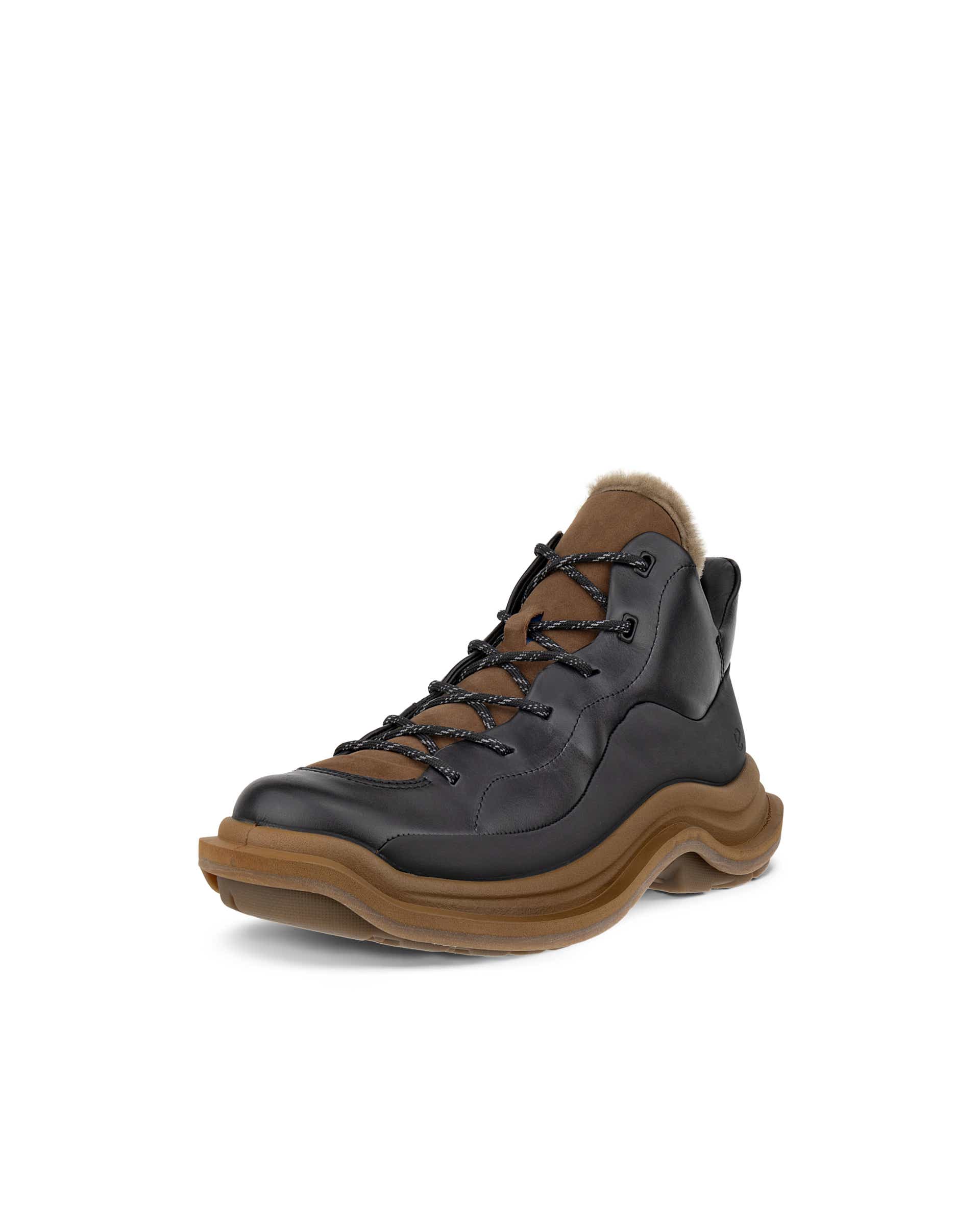 ECCO OFFROAD WOMEN ウィメンズ レザーレースアップシューズ - ブラック - Main