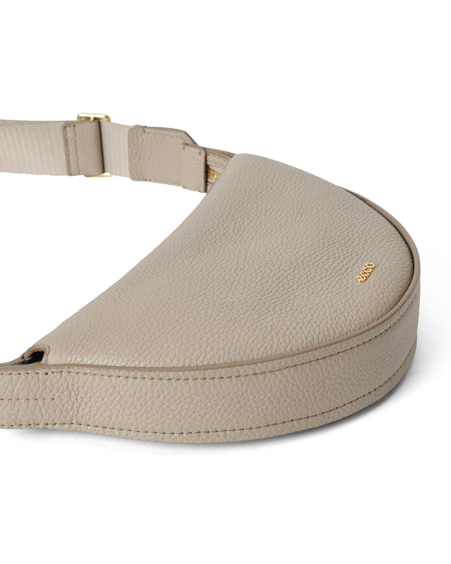 ECCO® Small Fortune Leather Crossbody Bag - Beige - Detail-2