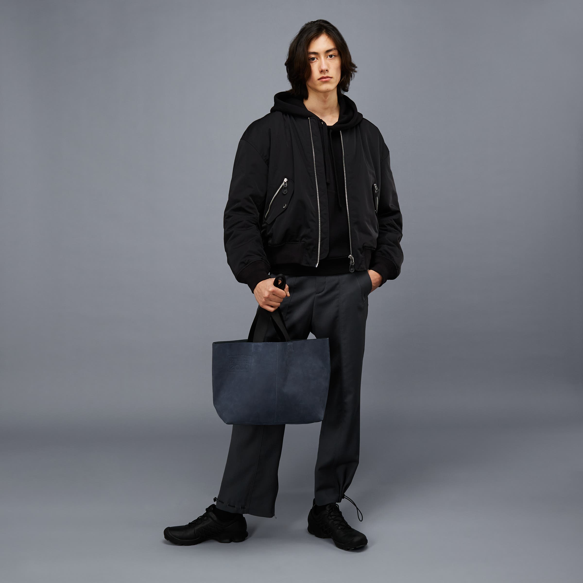 ECCO Upcycled 가죽 쇼퍼 백 - 멀티컬러 - Modelshot-1