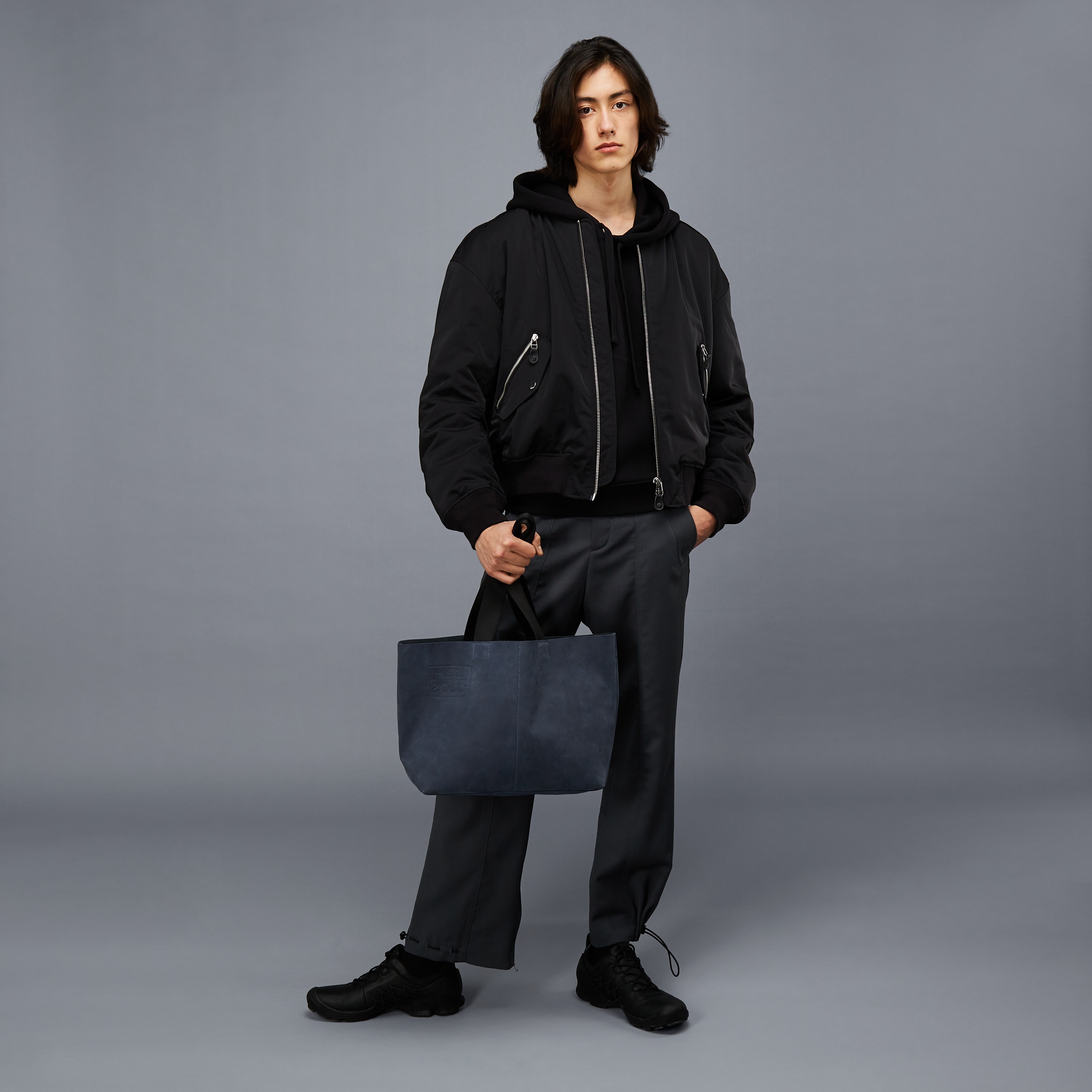 ECCO® Upcycled Leren shopper - Veelkleurig - Modelshot-1