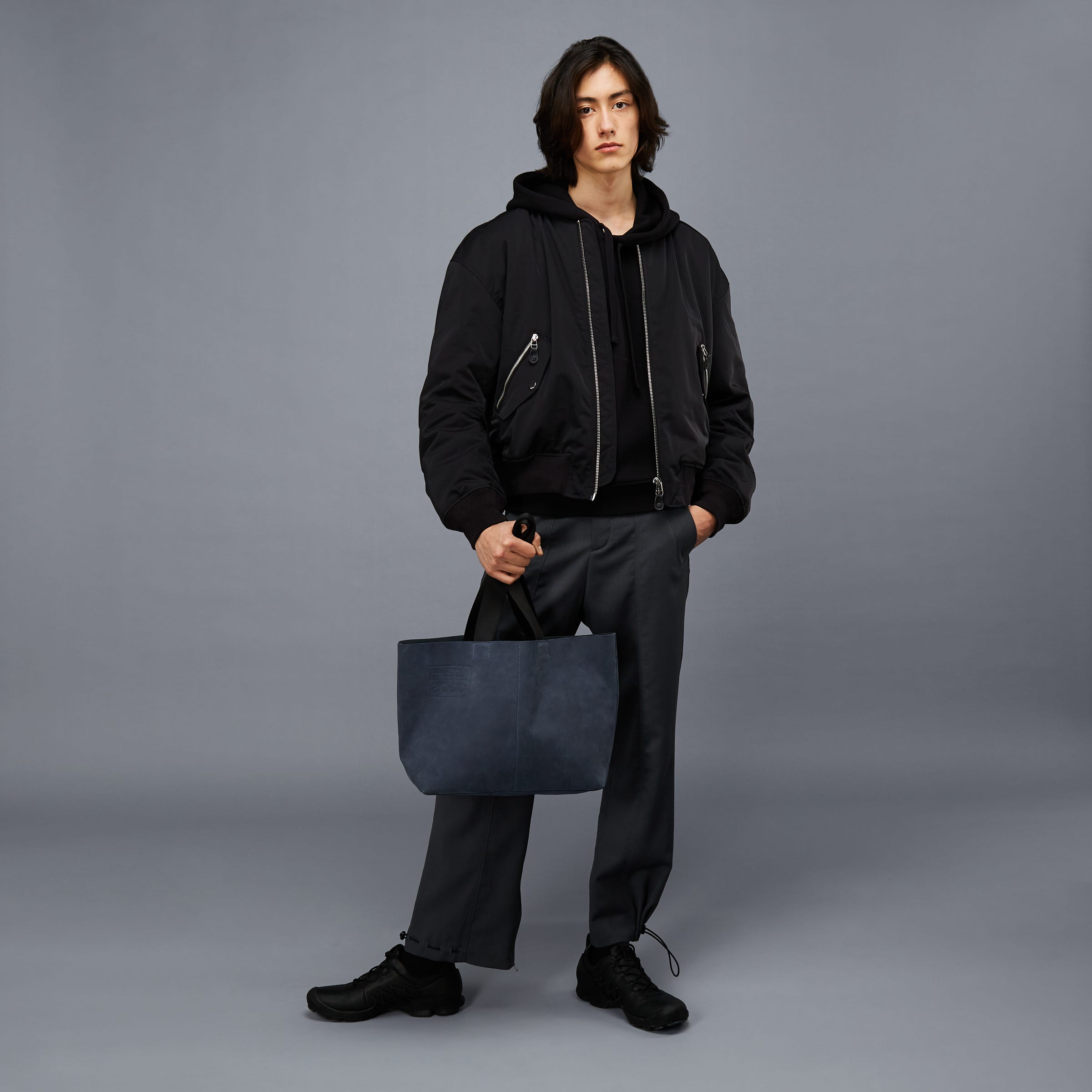 ECCO Upcycled 가죽 쇼퍼 백 - 멀티컬러 - Modelshot-1