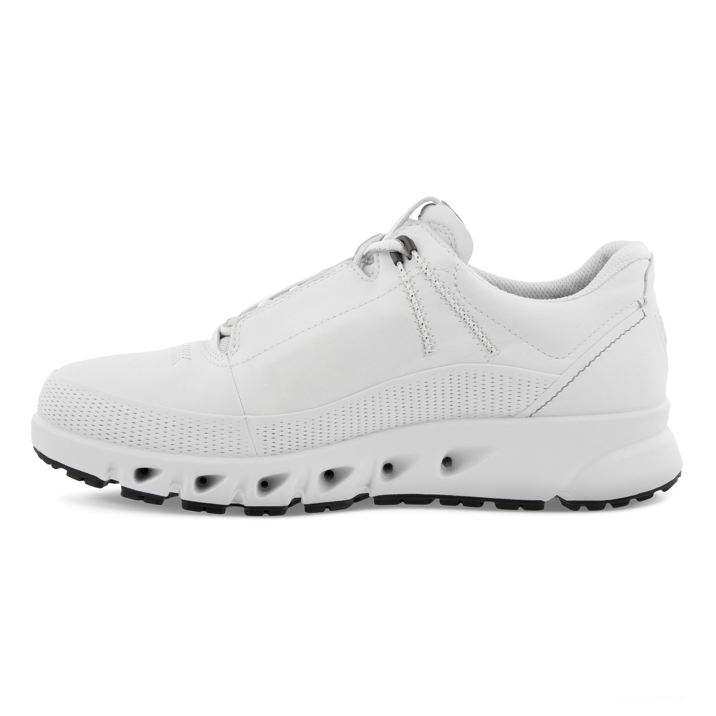 ECCO Multi Vent Low メンズ レザーGore-Texアウトドアスニーカー - ホワイト - Inside