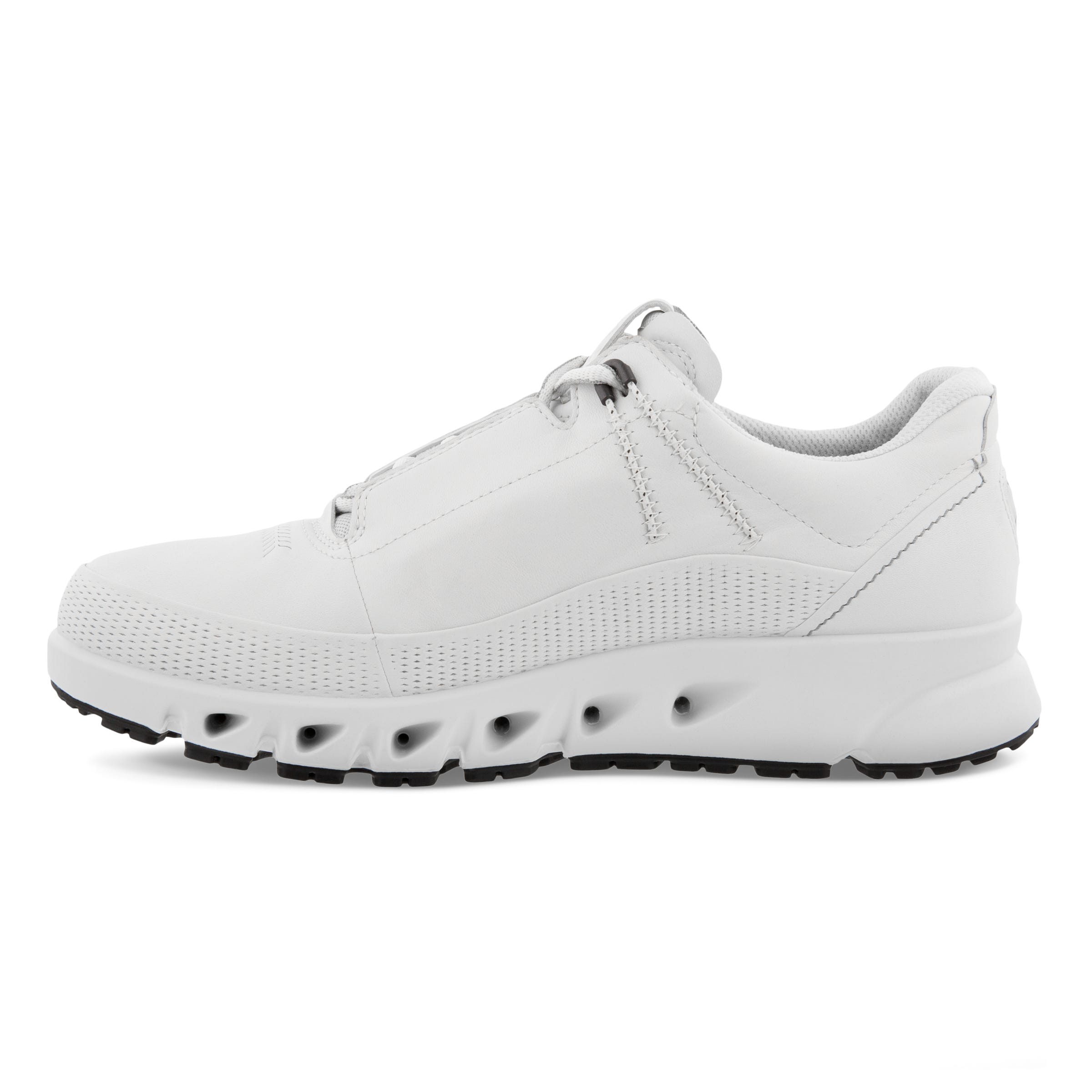 ECCO Multi Vent Low メンズ レザーGore-Texアウトドアスニーカー - ホワイト - Inside