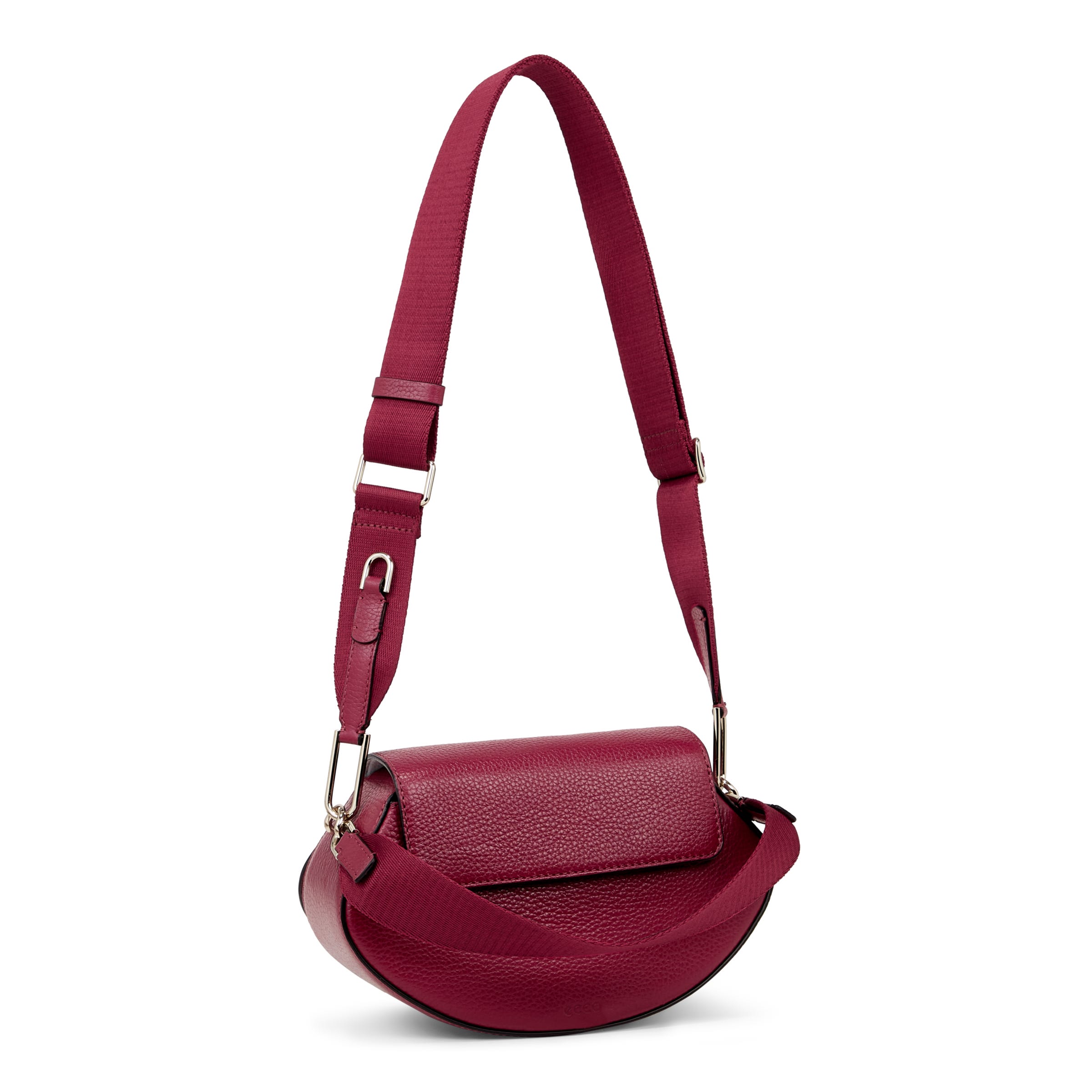 ECCO® Weeble Leather Crossbody Bag - Red - Main