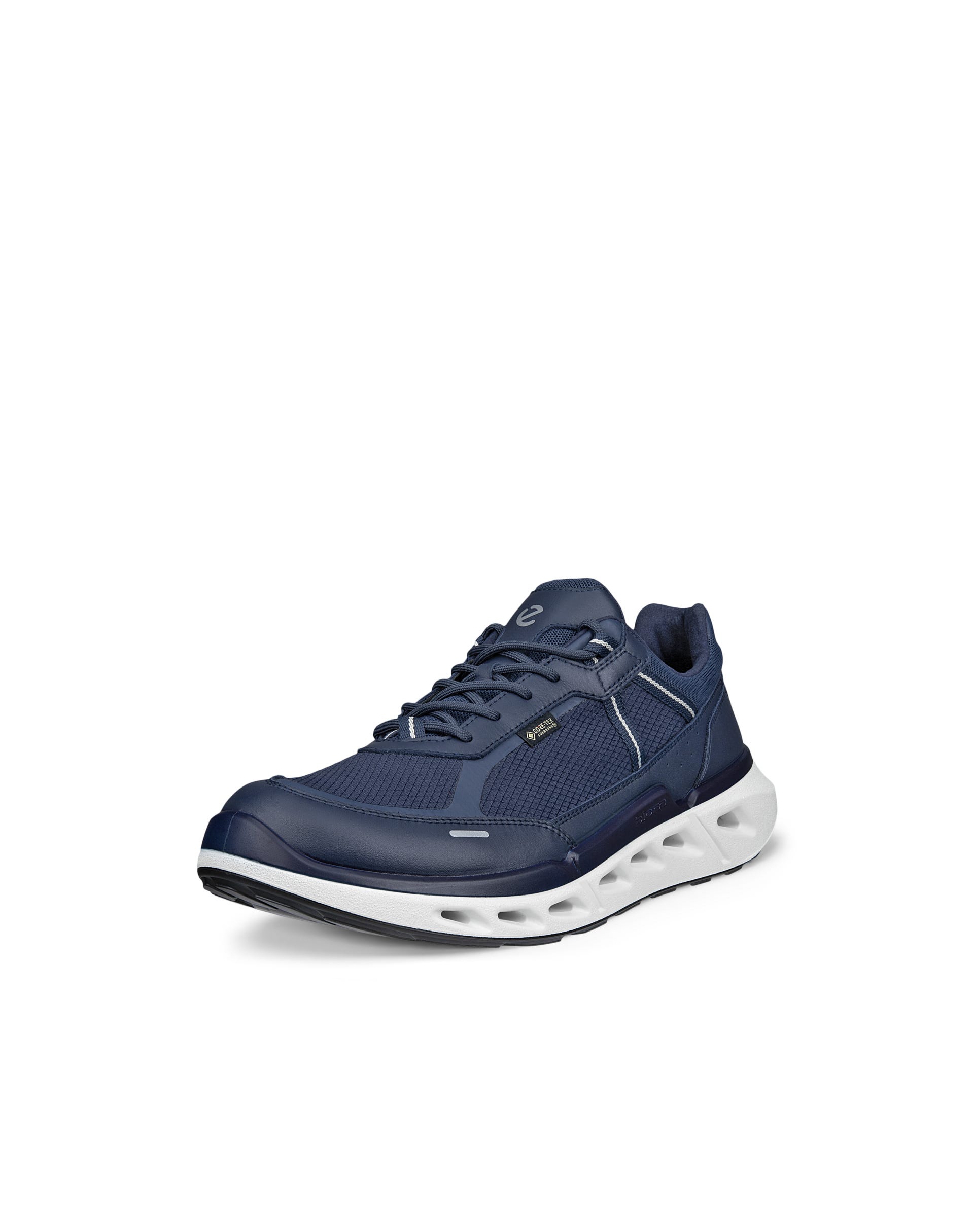 Men's ECCO® Biom 720 Leather Gore-Tex Sneaker - Blue - Outside