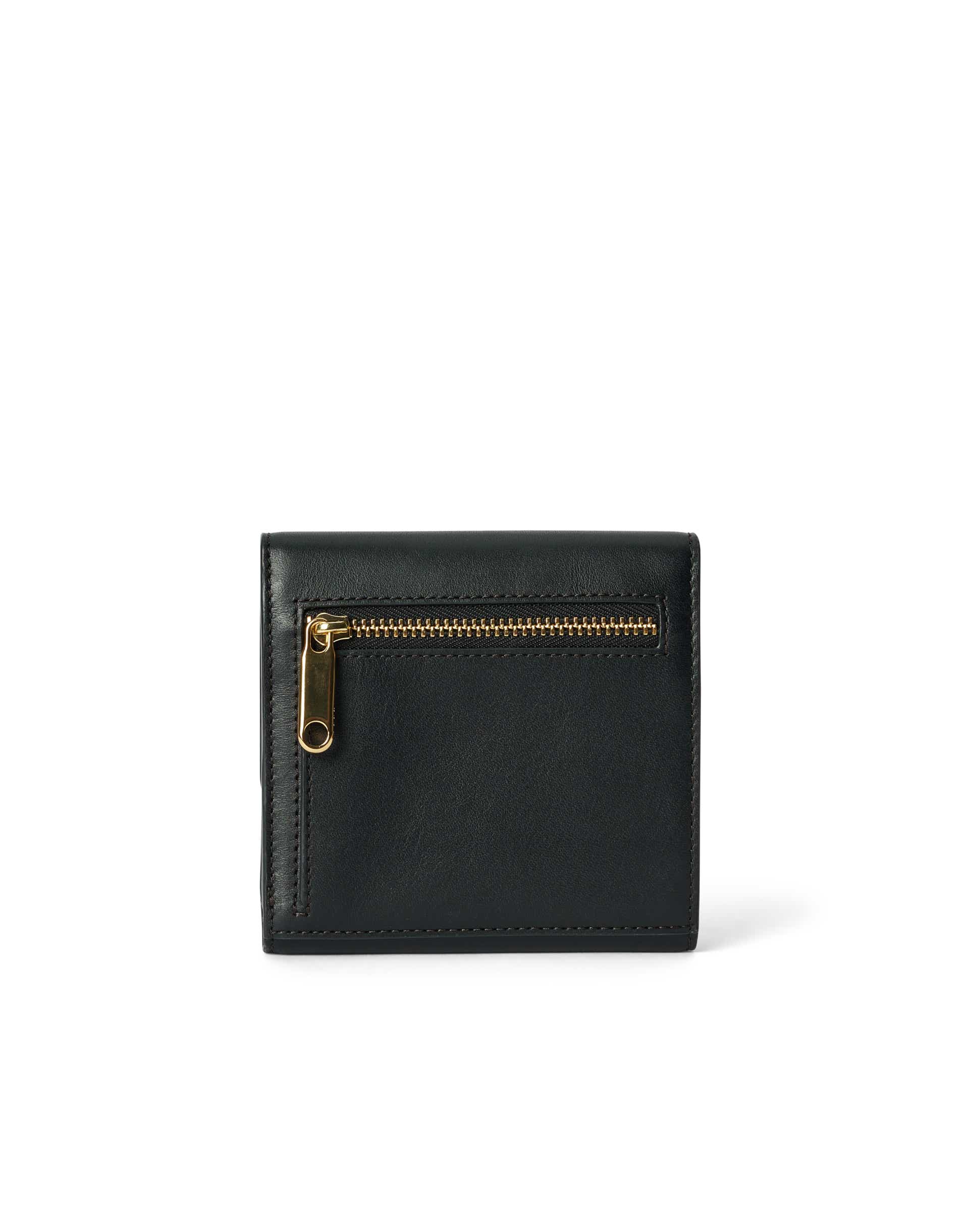 Carteira pequena couro ECCO® Wallet - Preto - Back