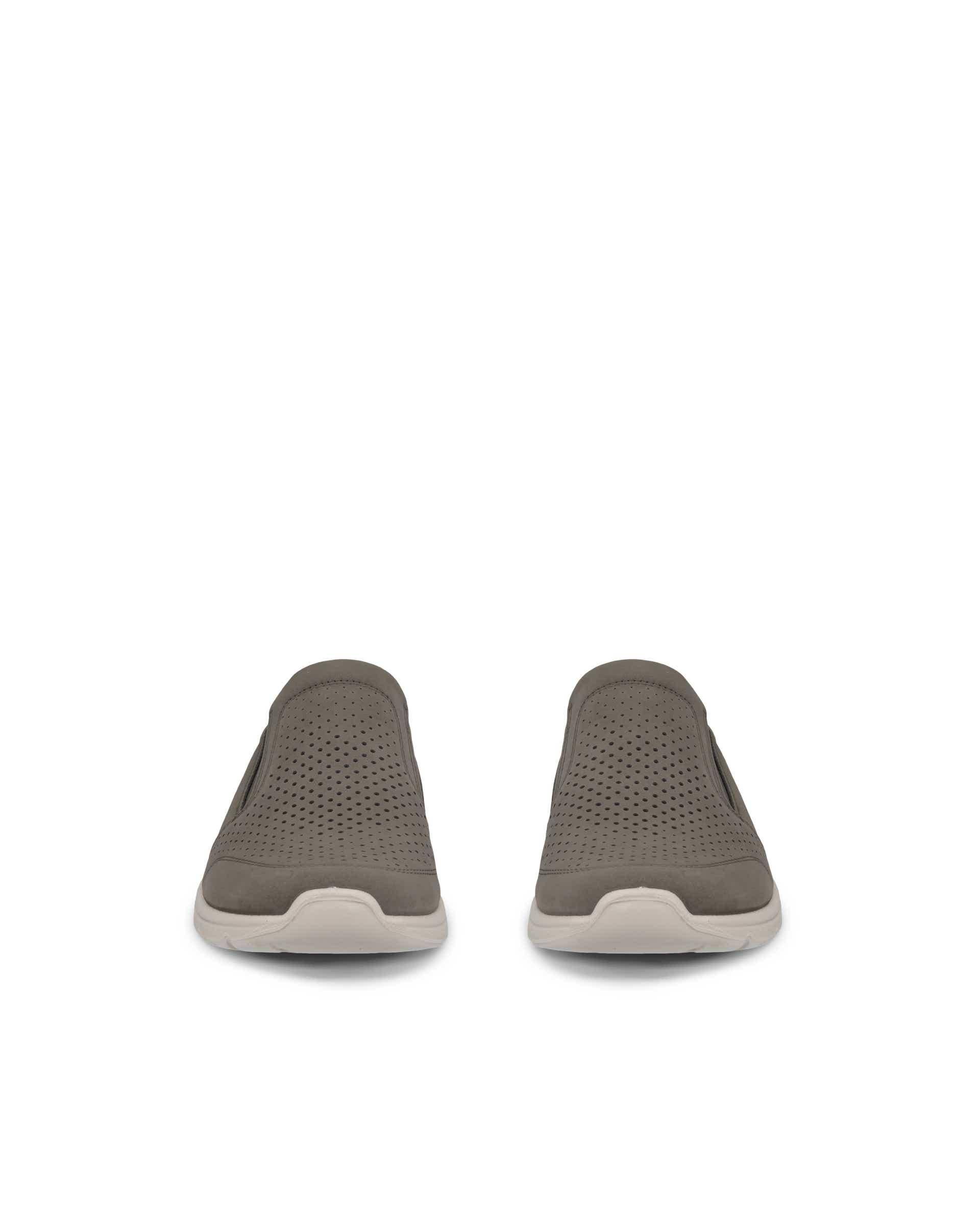 ECCO® Irving Heren nubuck instapper - Groen - Front pair