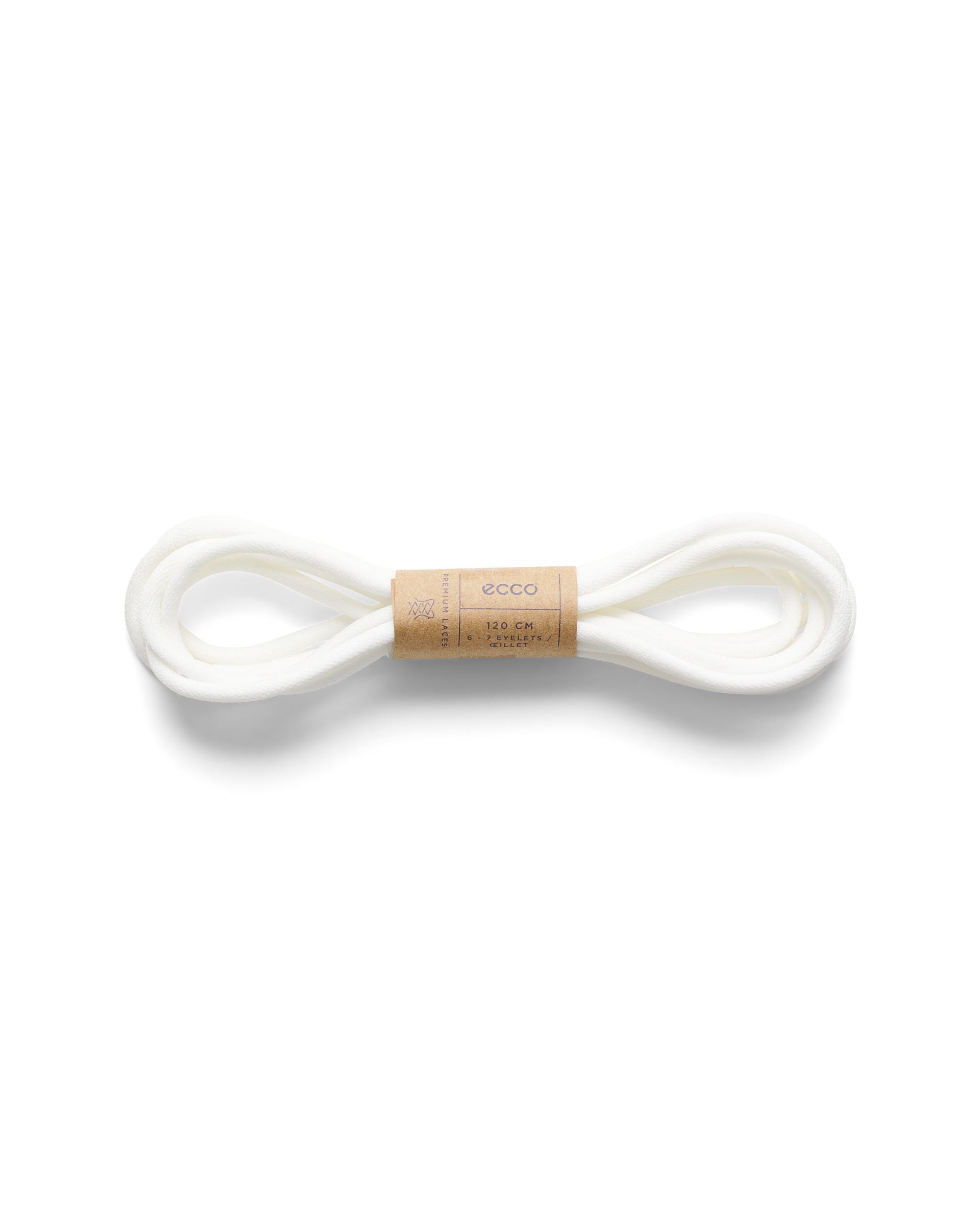 ECCO® SPORTY ROUND LACES sporty runde skolisser - Hvit - Main