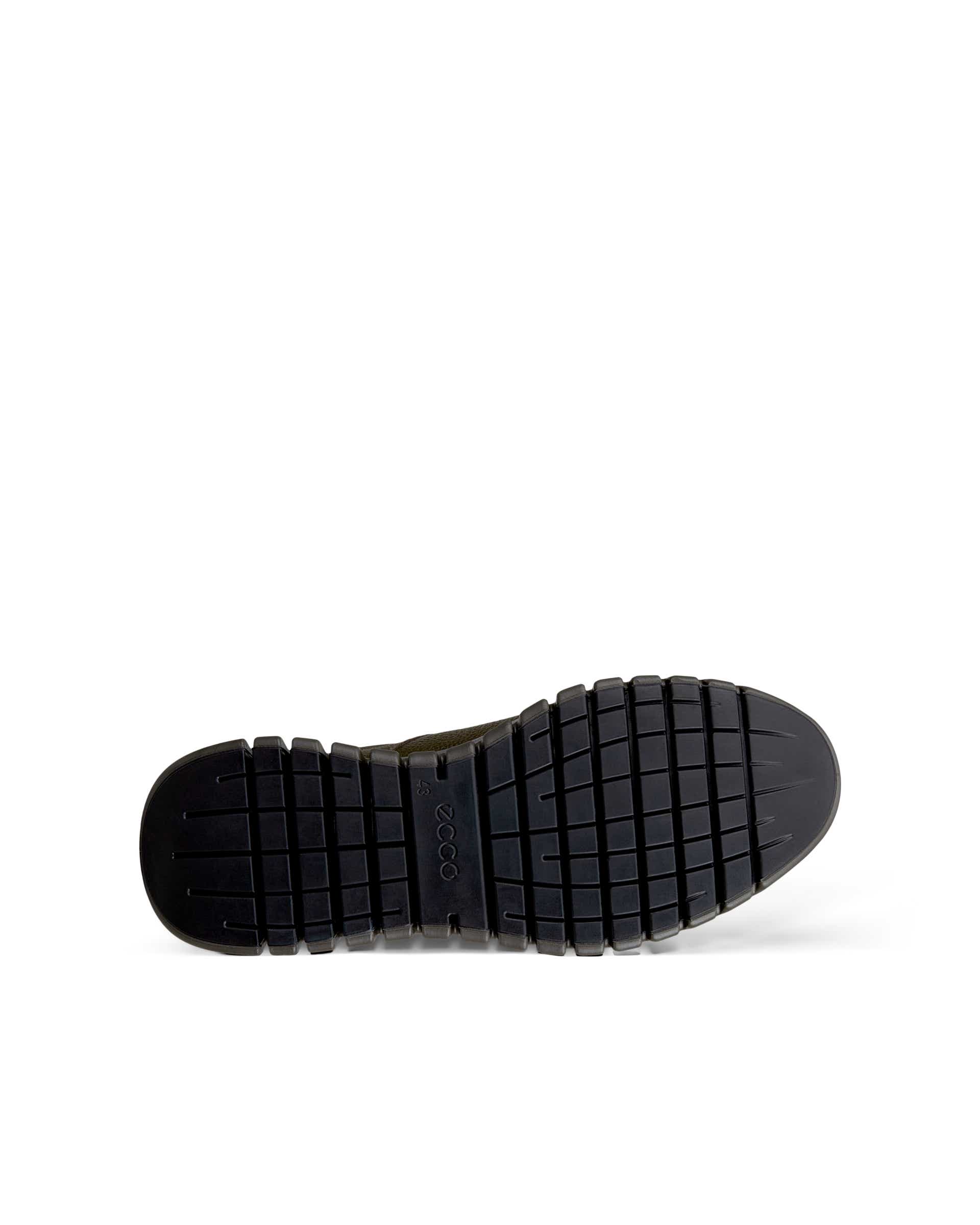 ECCO® GRUUV herre sneakers skinn Gore-Tex - Grønn - Sole