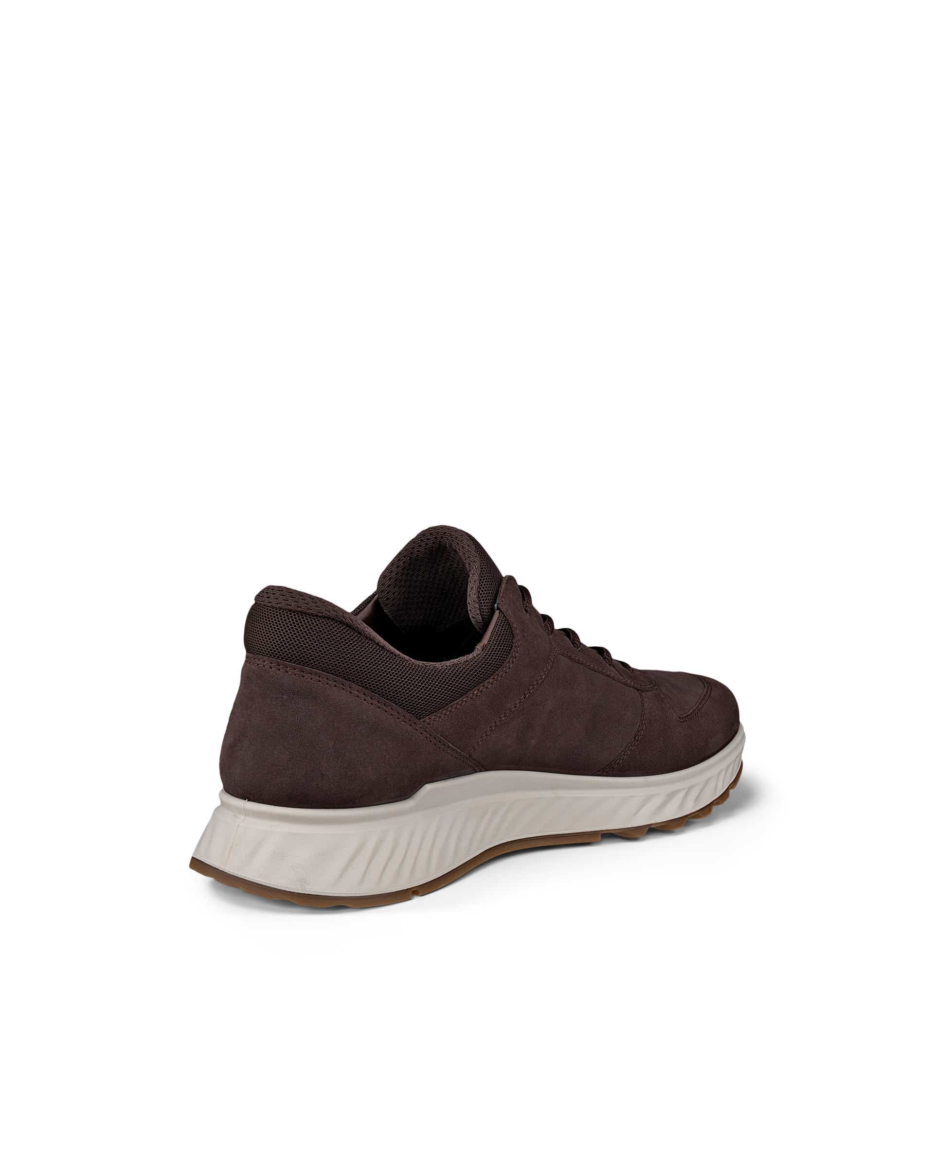 Pánské nubukové outdoorové Gore-Tex tenisky ECCO® Exostride - Hnědá - Back