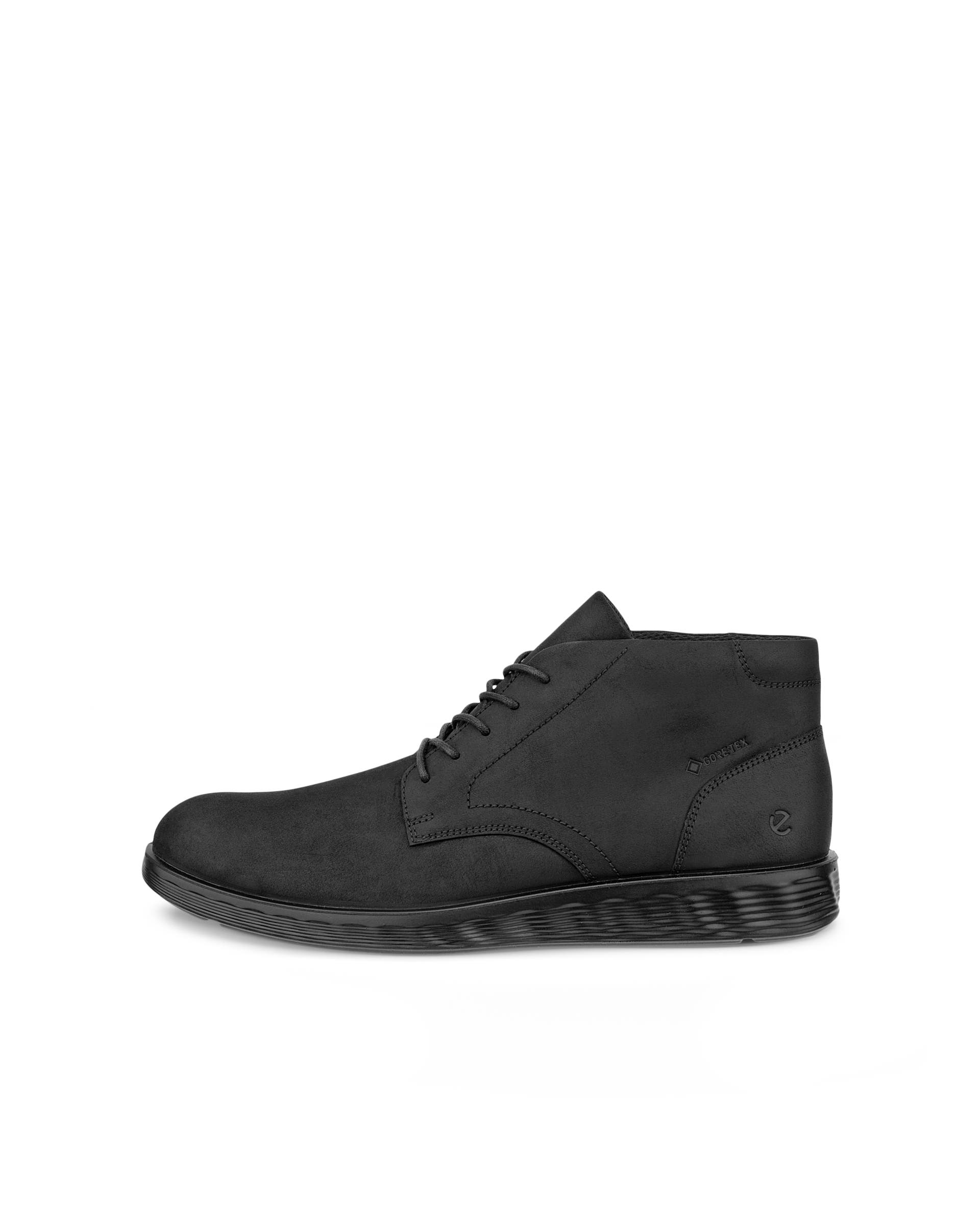 Men's ECCO® S Lite Hybrid Gore-Tex Chukka Boot - Black - Outside