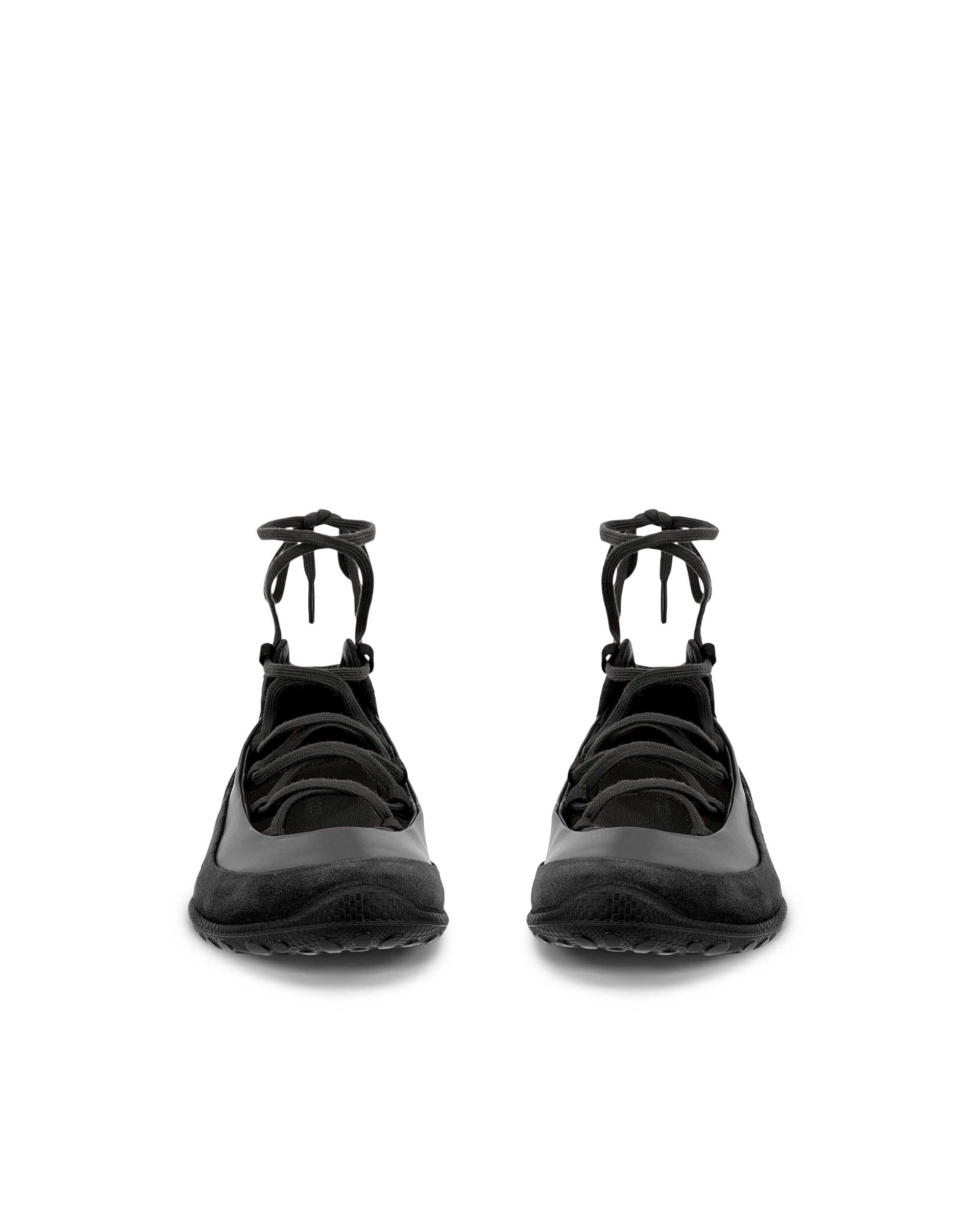 ECCO® BIOM LITE női bőr balerinacipő - Fekete - Front pair