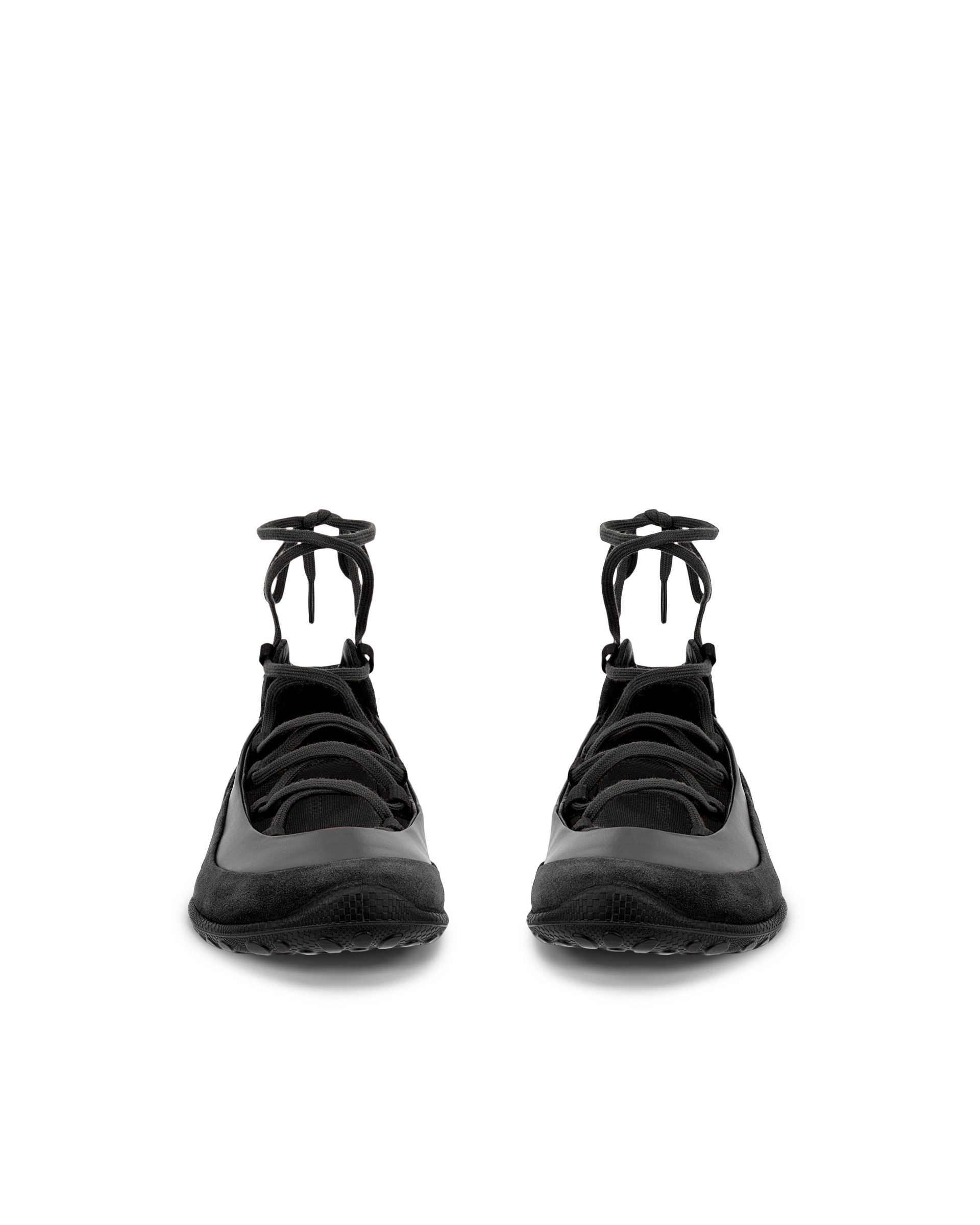 ECCO® BIOM LITE női bőr balerinacipő - Fekete - Front pair