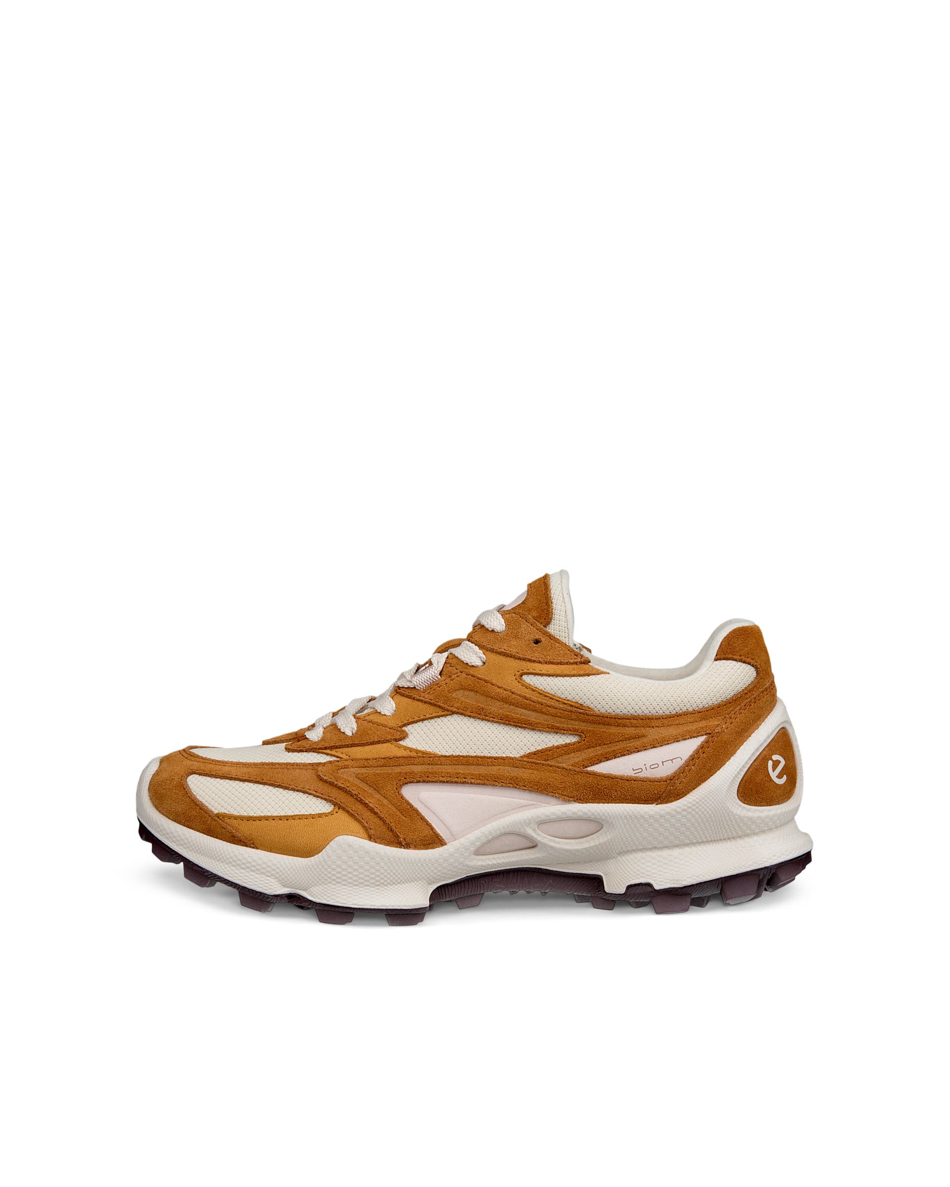 Women's ECCO® BIOM C-TRAIL Suede Trainer - Brown - Outside