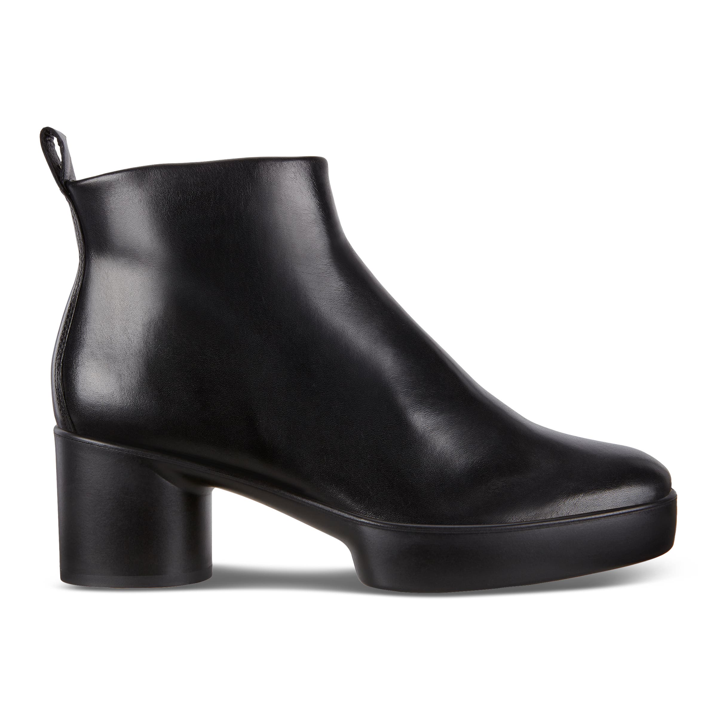 ECCO Shape Sculpted Motion 35 ウィメンズ レザーアンクルブーツ - ブラック - Outside