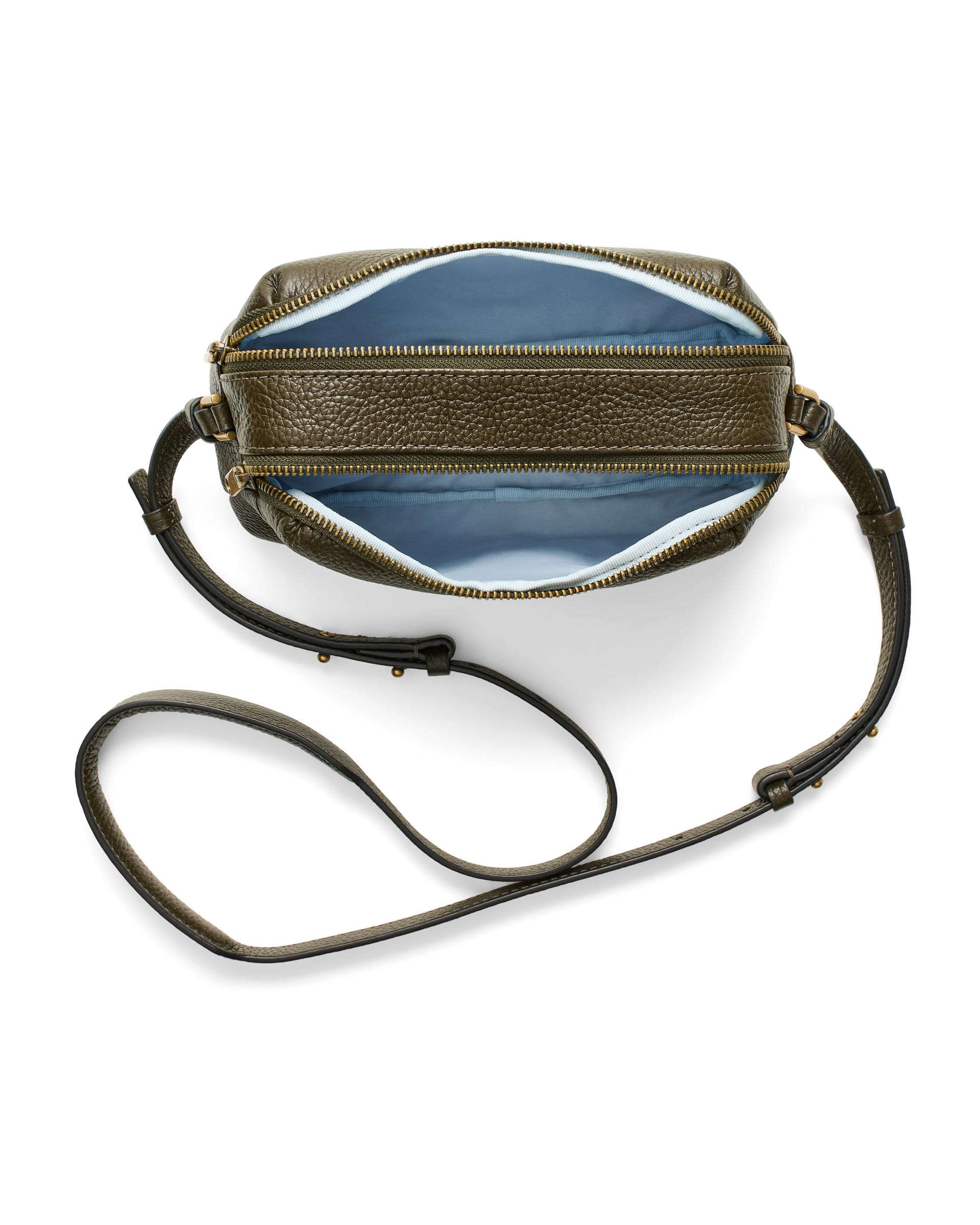 ECCO® CAMERA BAG CURVE dame kameraveske skinn - Grønn - Main